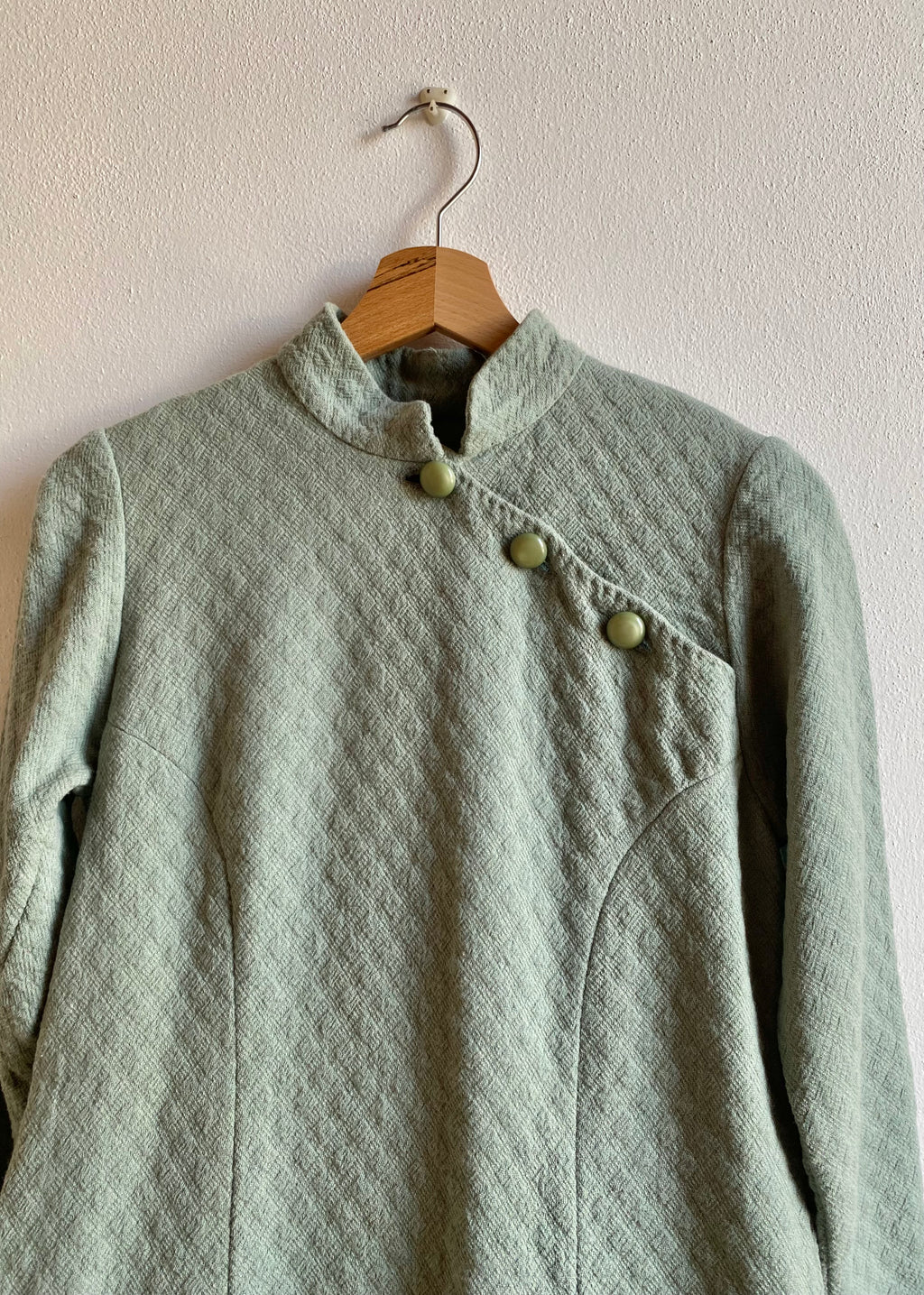 Abito vintage sartoriale menta