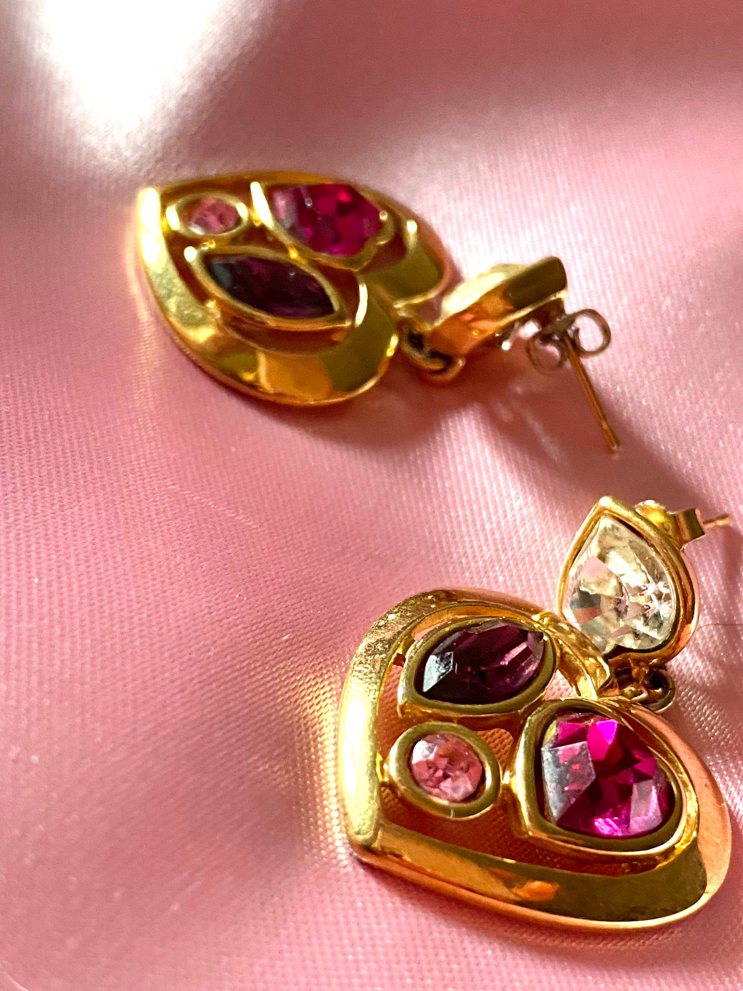 Boucles d'oreilles coeur