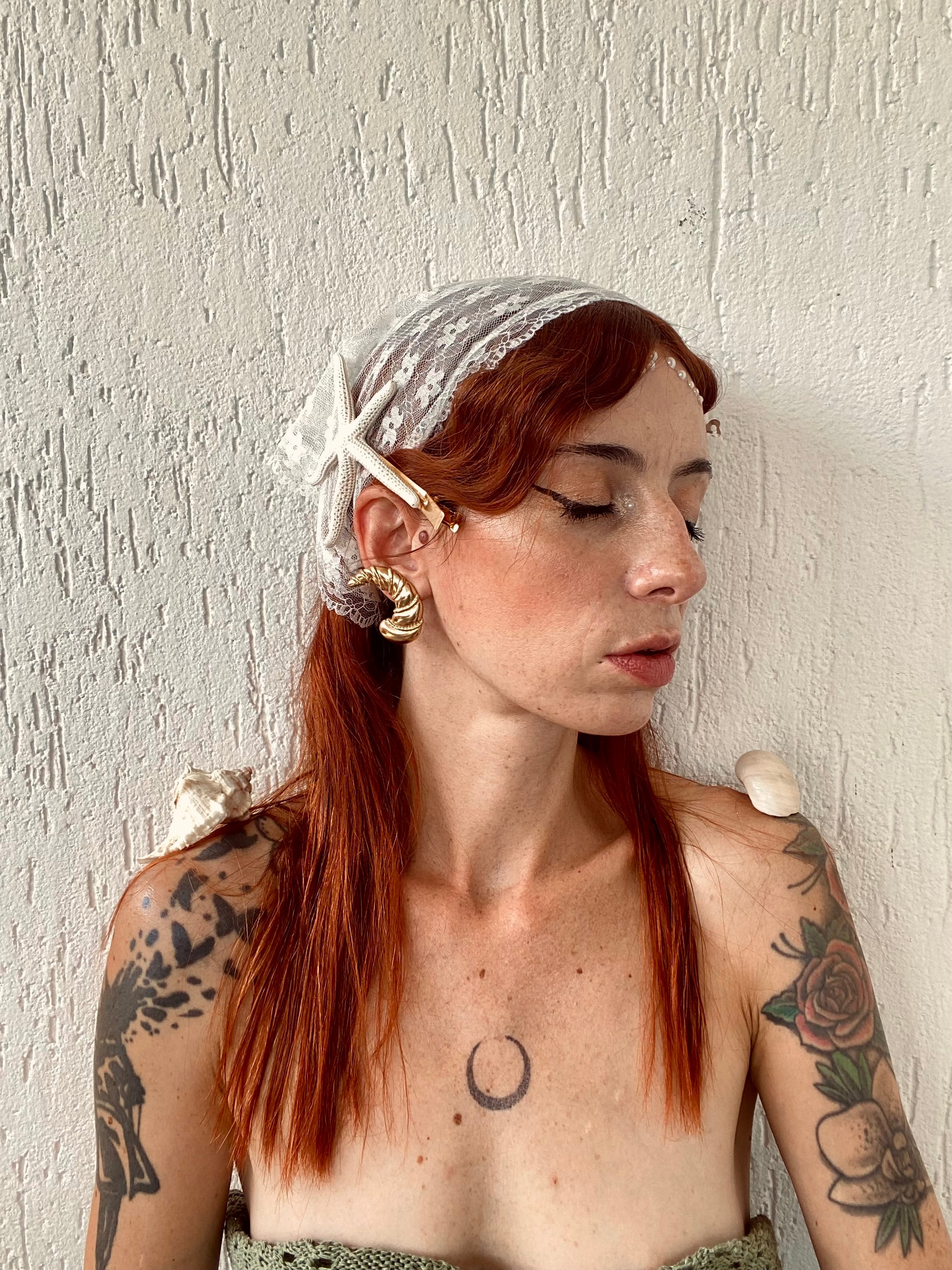 Nereide orecchini a clip a conchiglia by P&M Paris