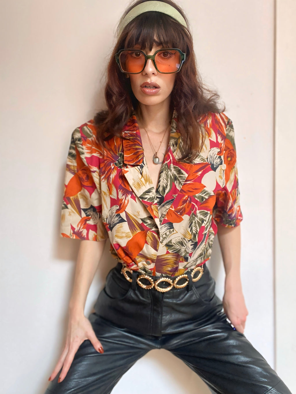 Veste fleurie