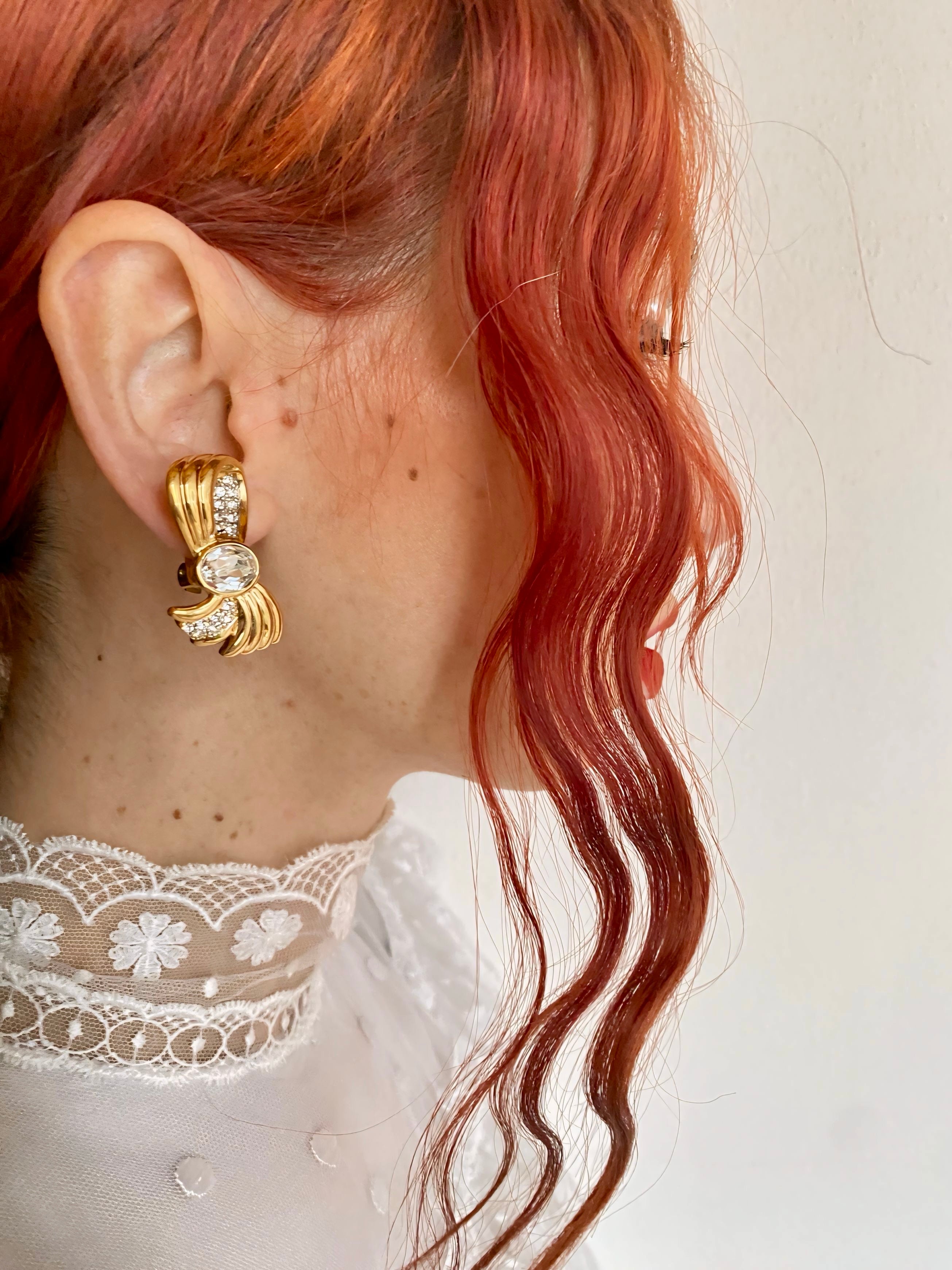 Pensiero stupendo orecchini a fiocco