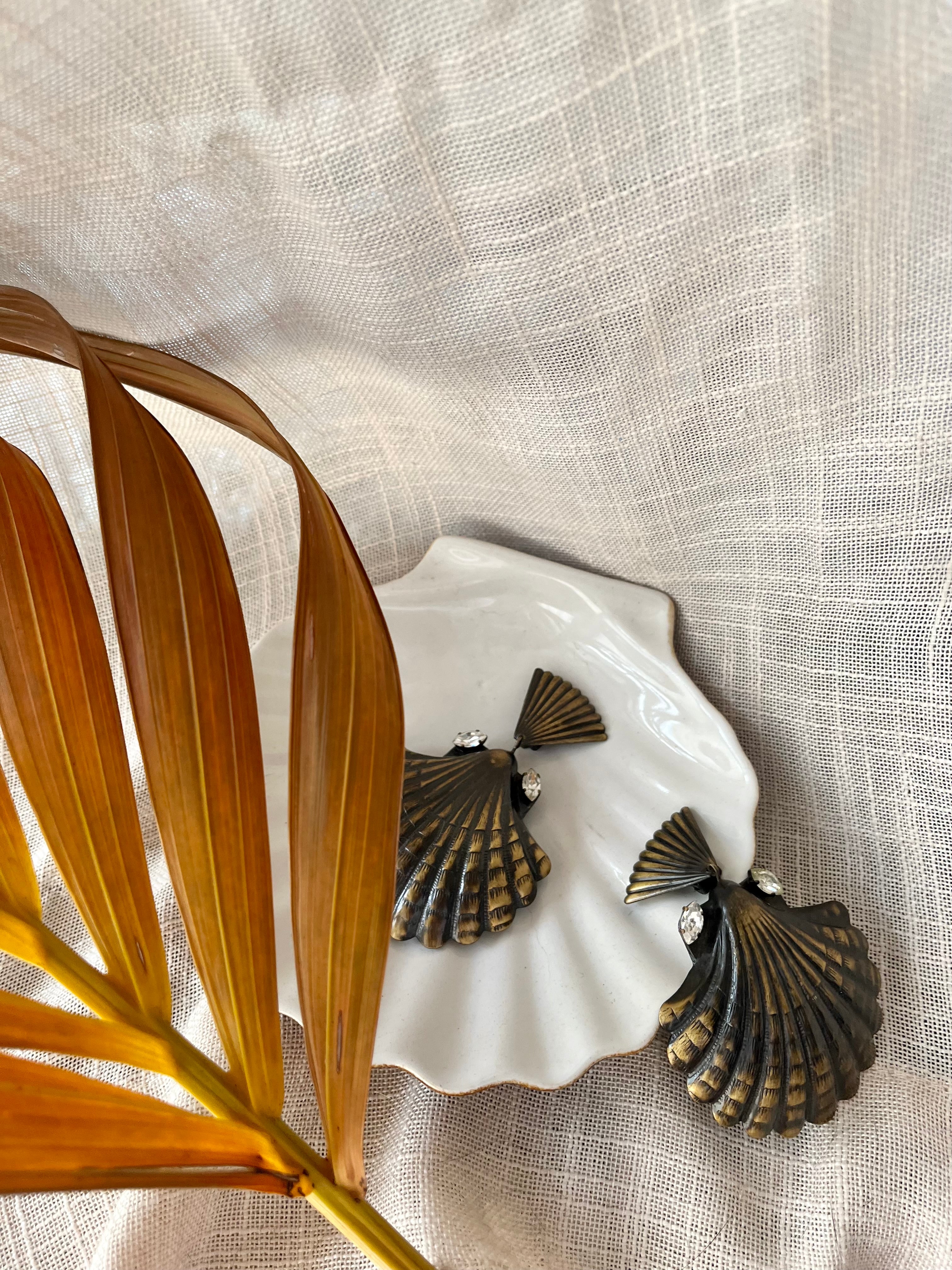 Mare malinconia orecchini conchiglia maxi