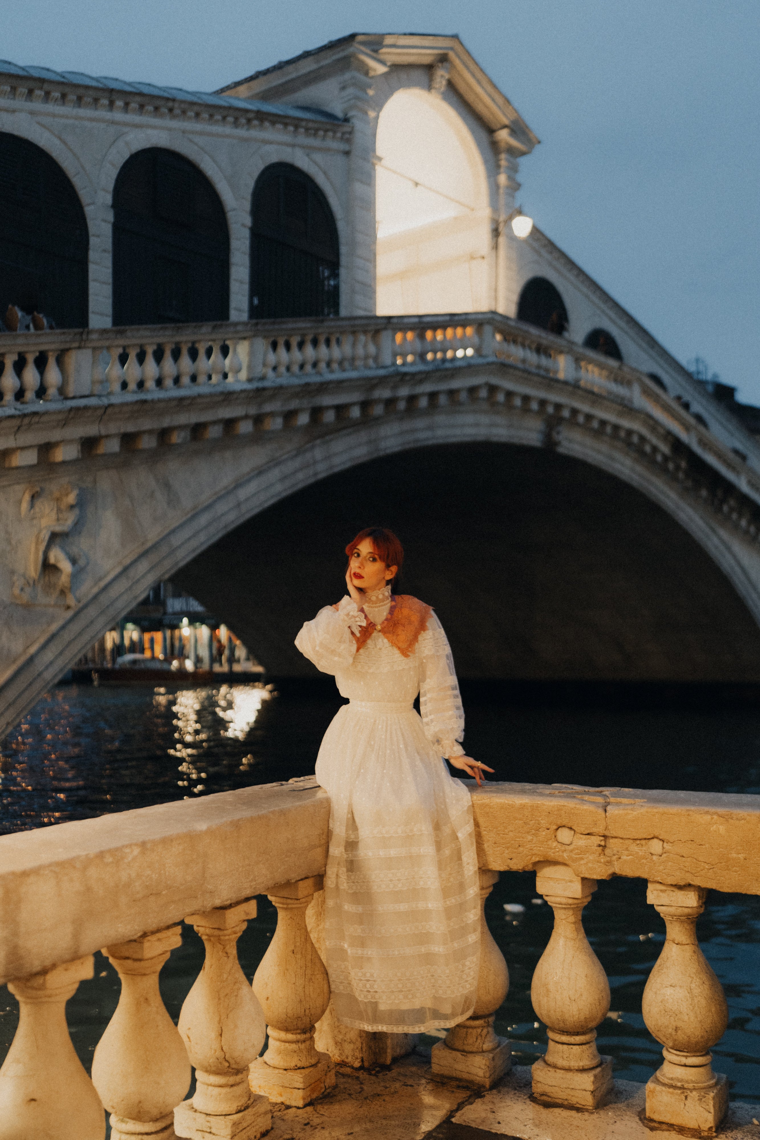 Colletto stile chiacchierino in pizzo antico veneziano