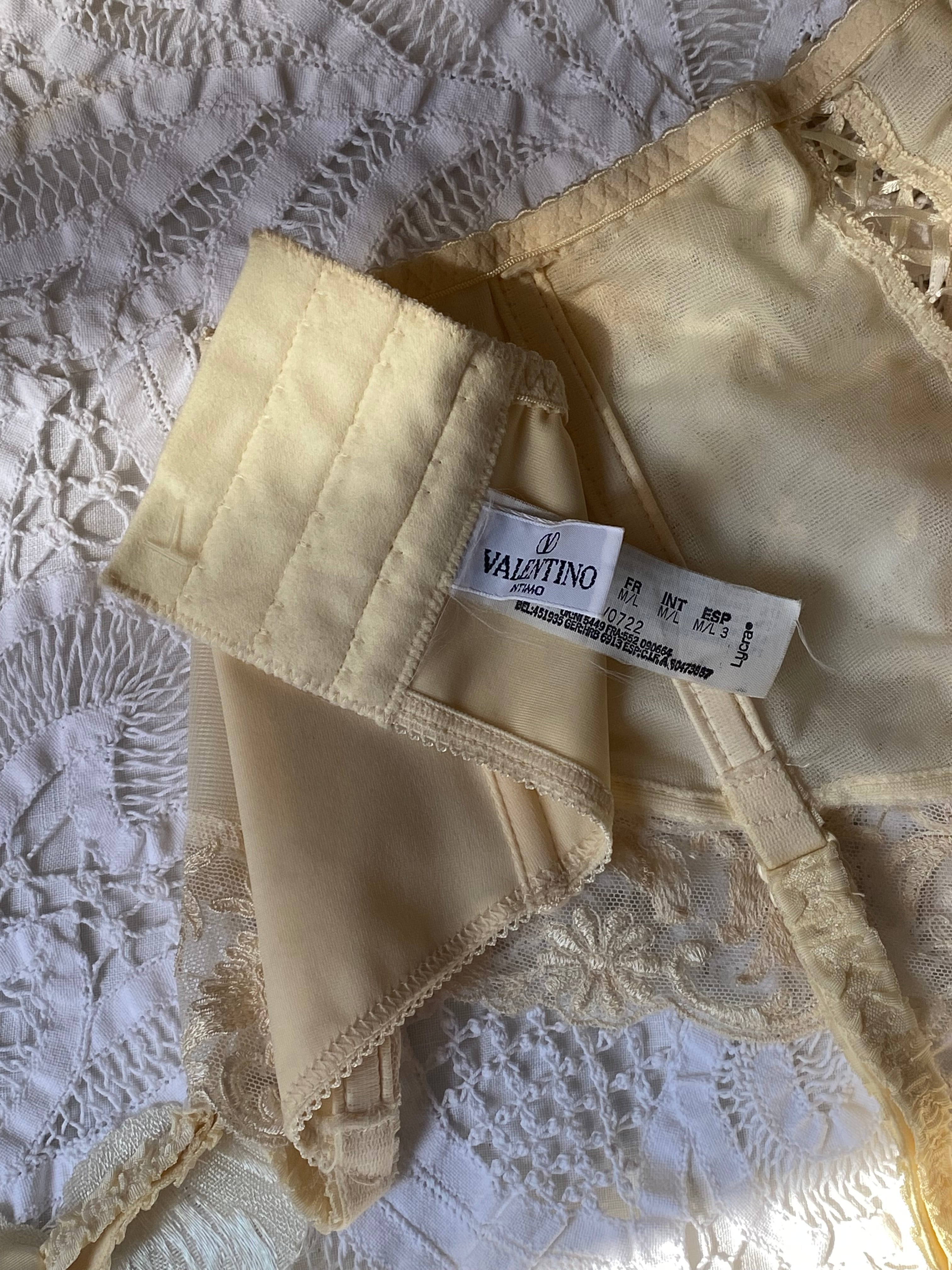 Guêpière Valentino panna