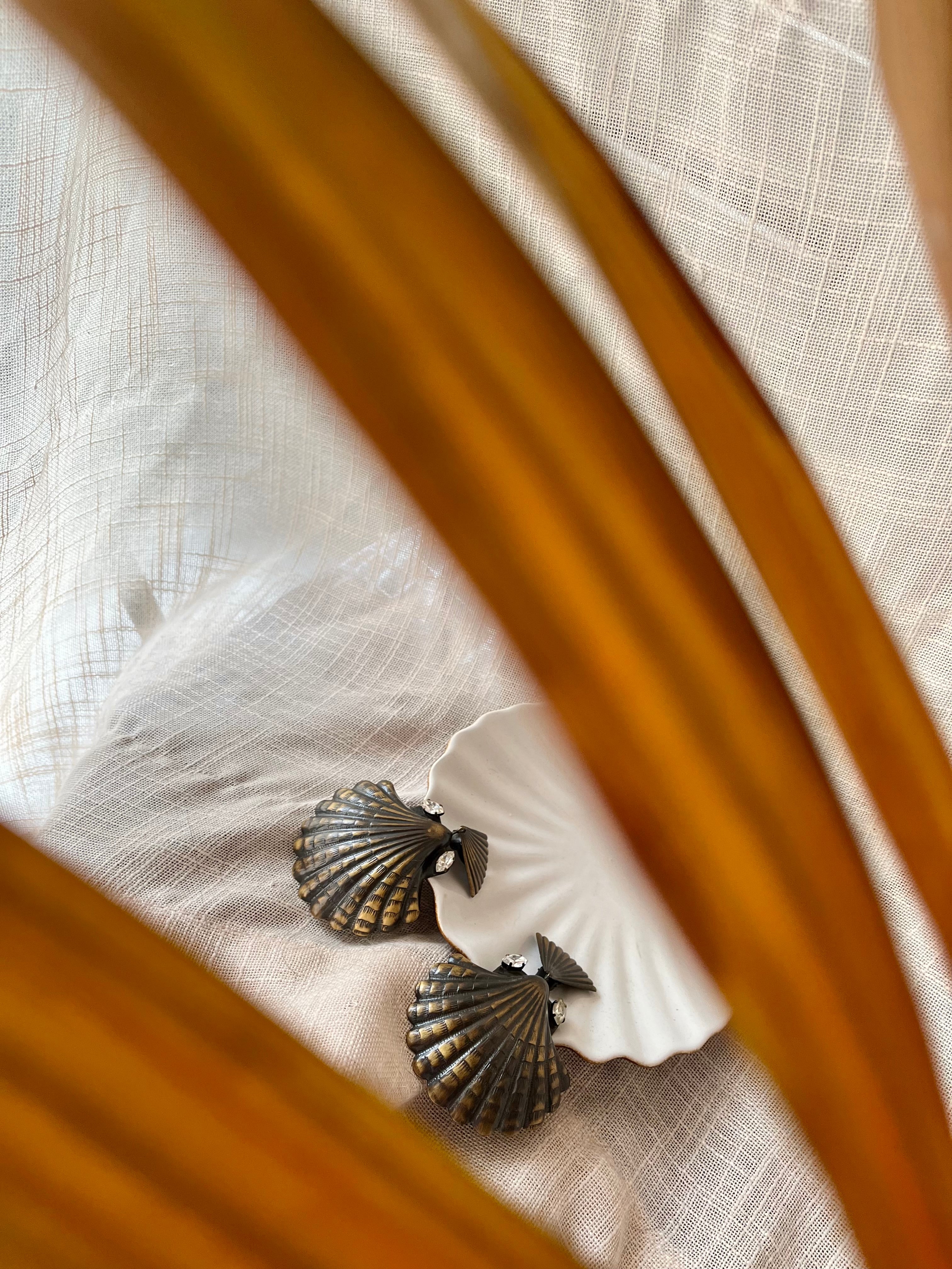 Mare malinconia orecchini conchiglia maxi