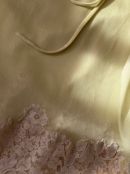 Baby doll lime con pizzo