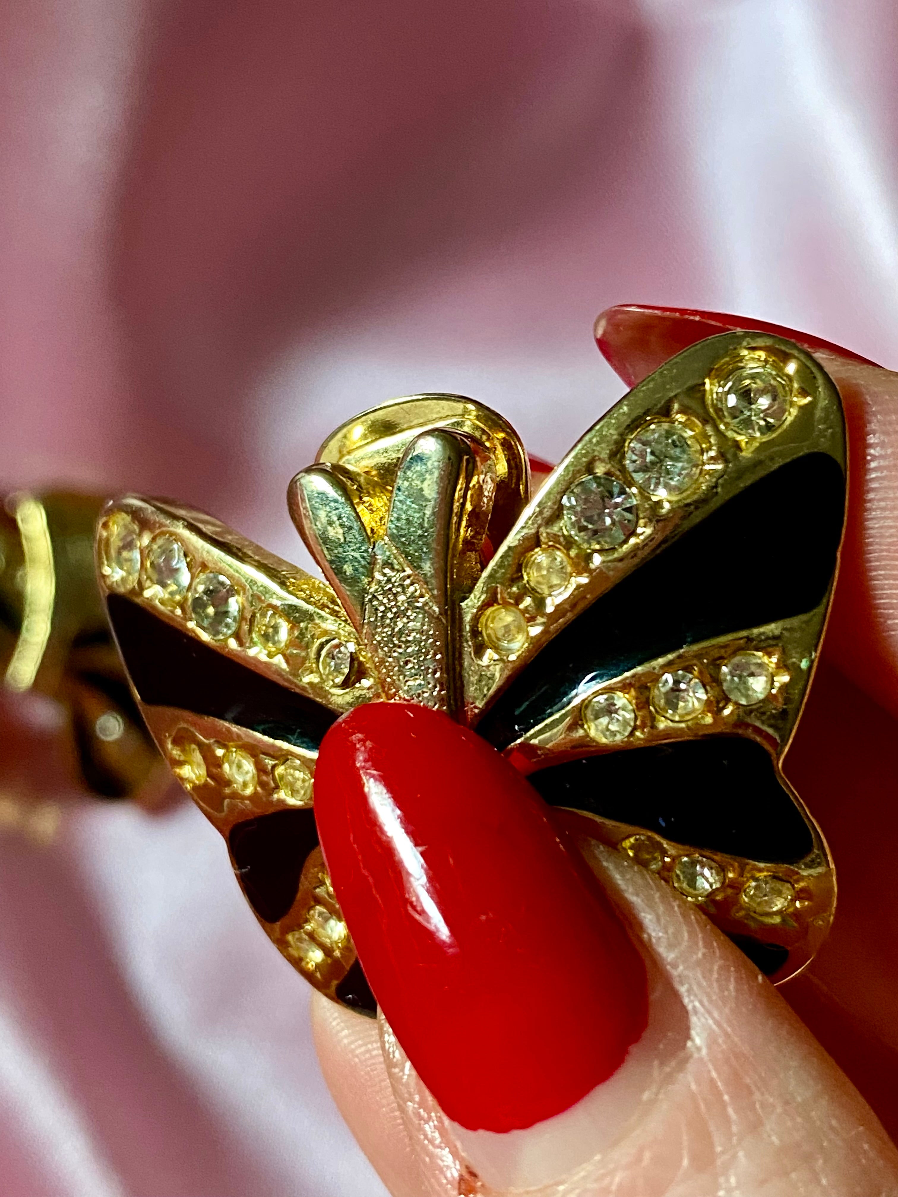 Orecchini a farfalla