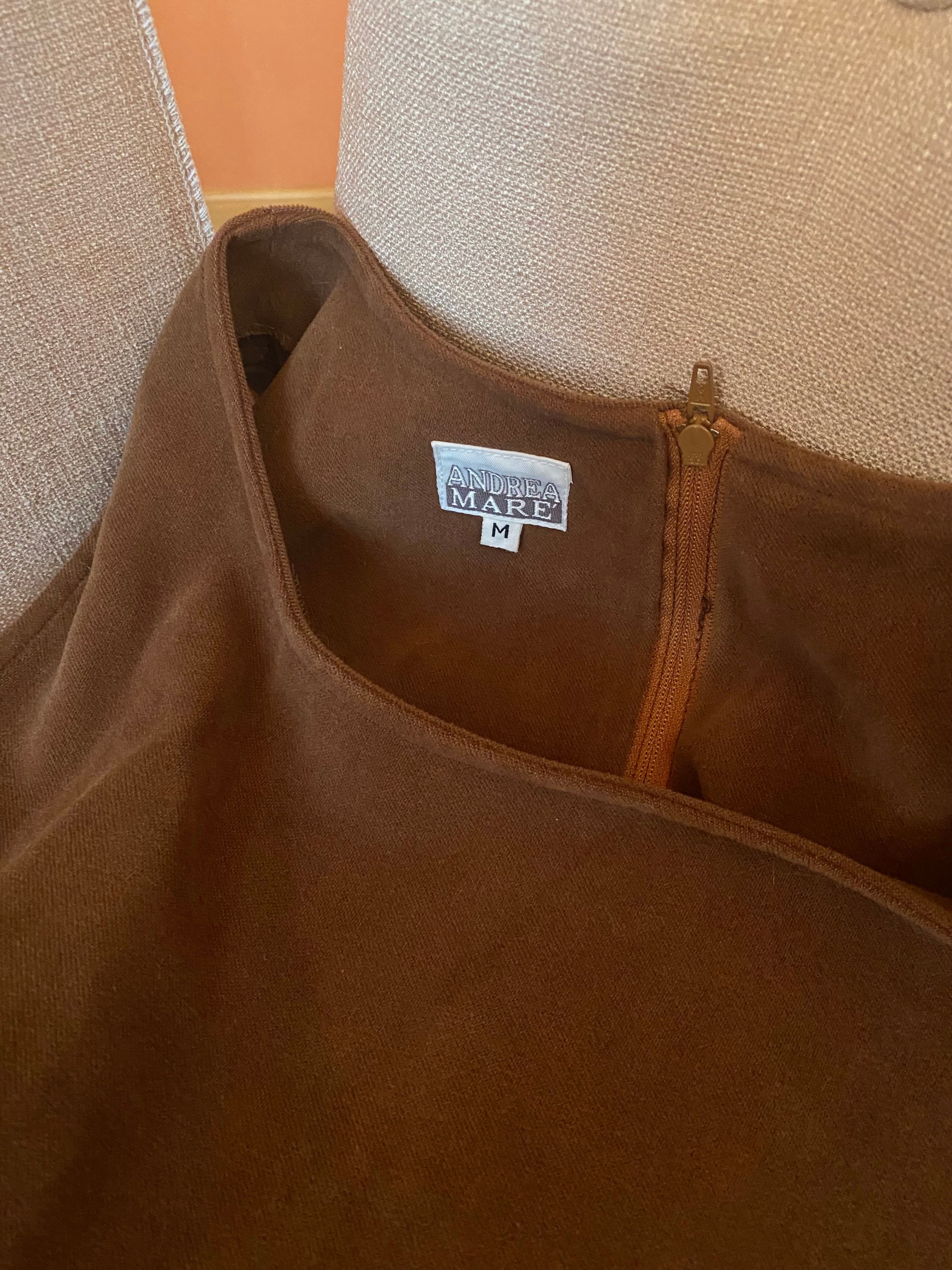 Abito anni ‘60 cioccolato Andrea Marè