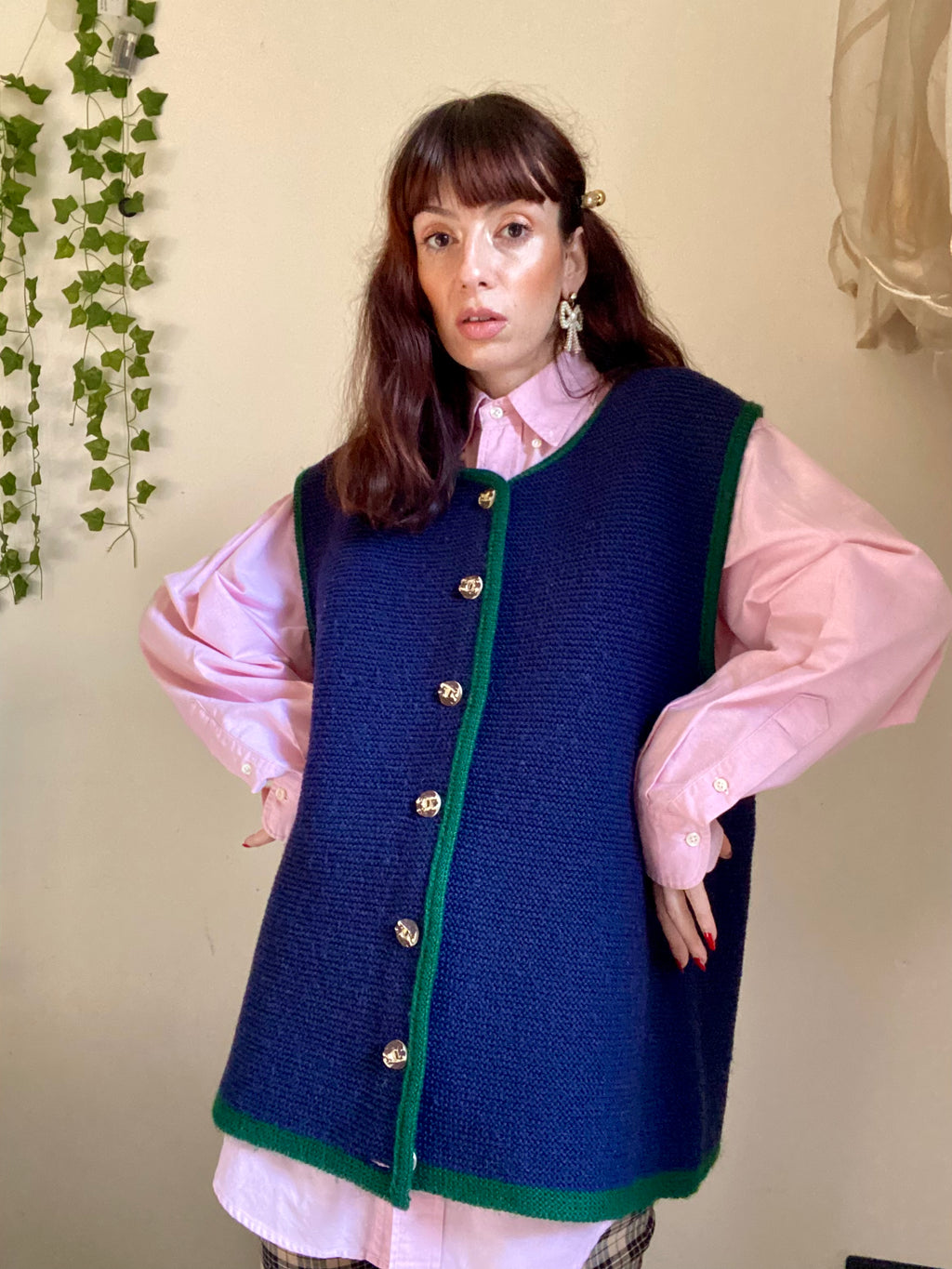 Gilet tirolese margherite