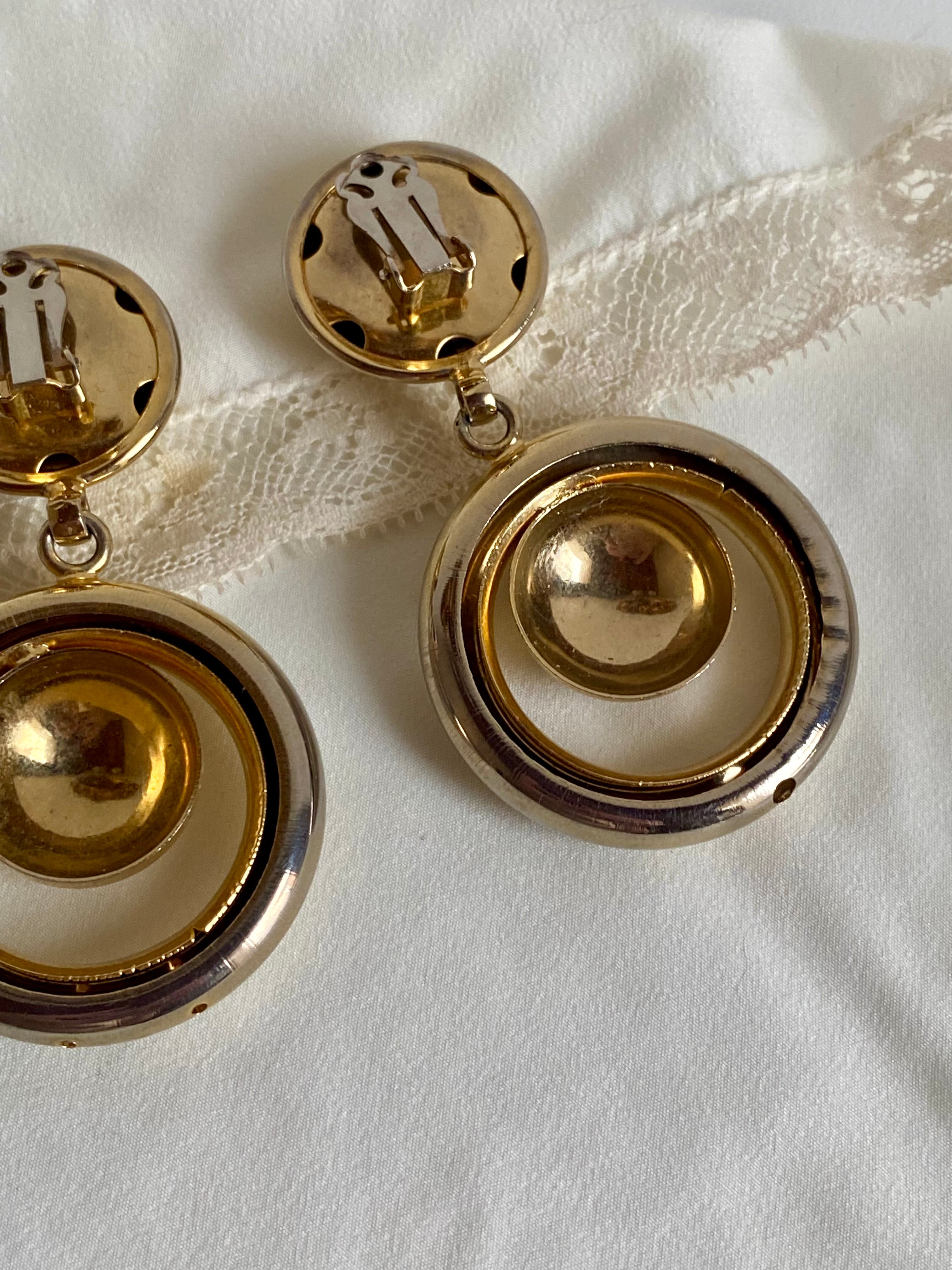 Orecchini rotondi maxi