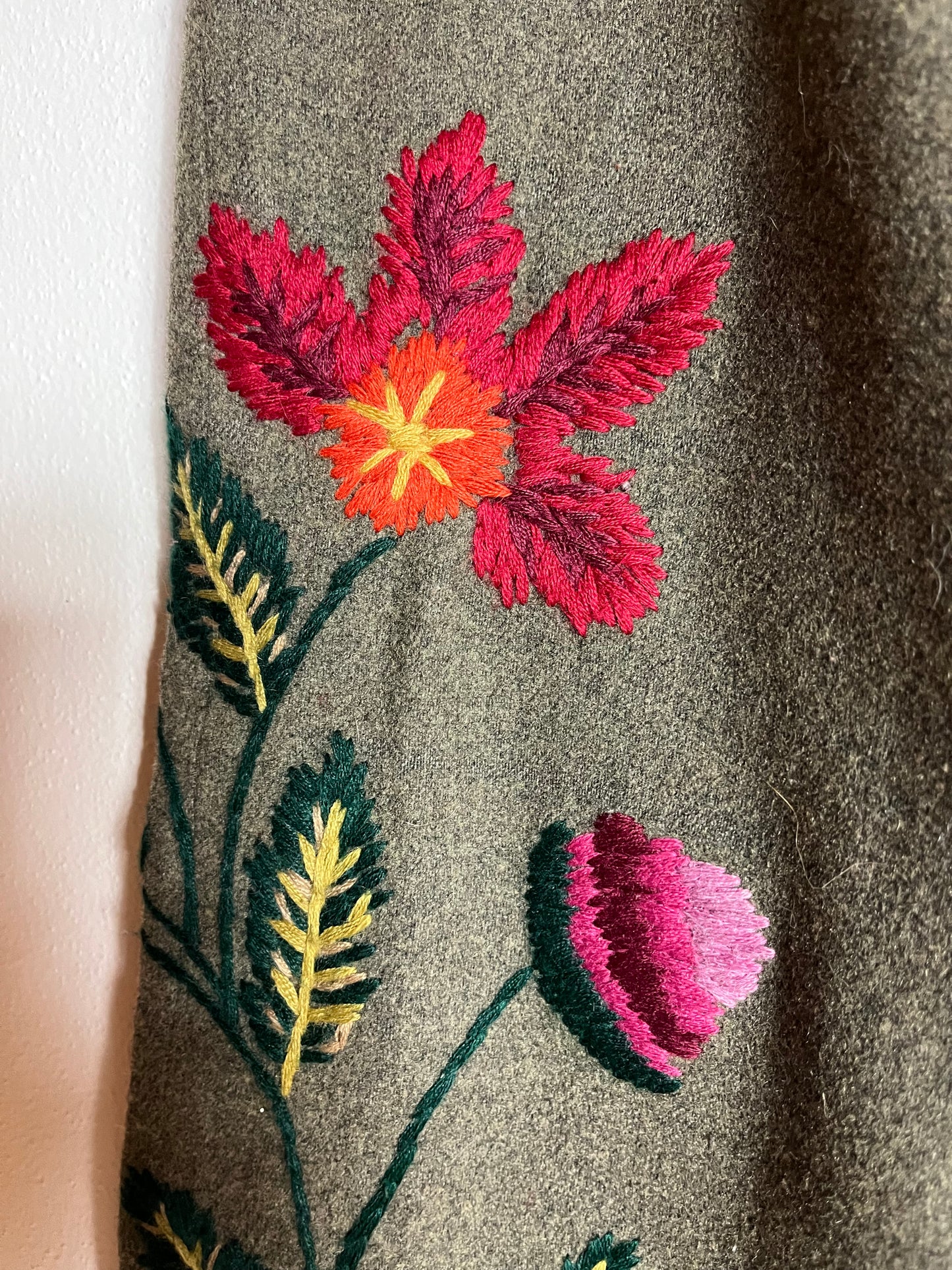 Pantaloni oliva in lana Mariella Burani