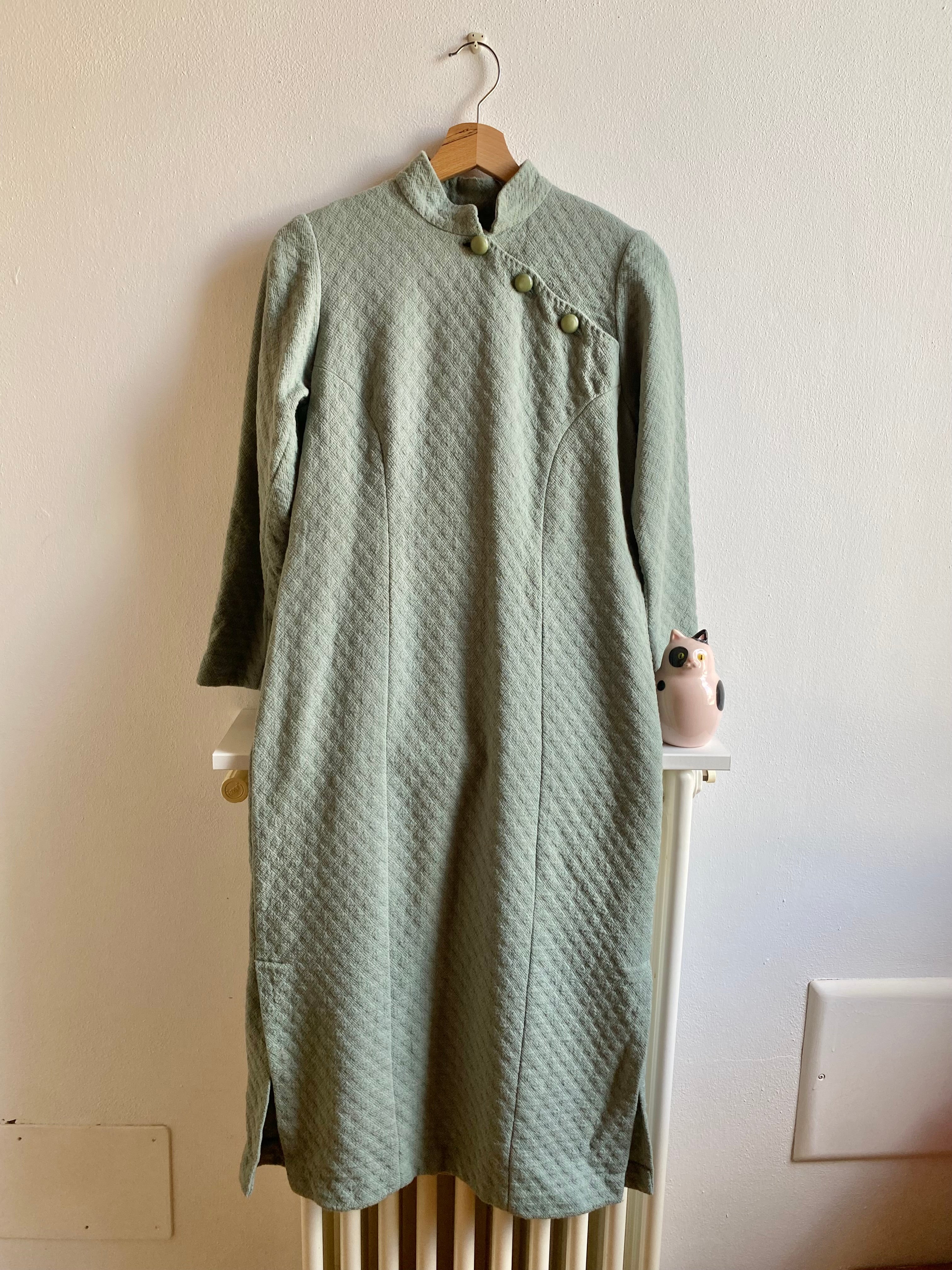 Abito vintage sartoriale menta
