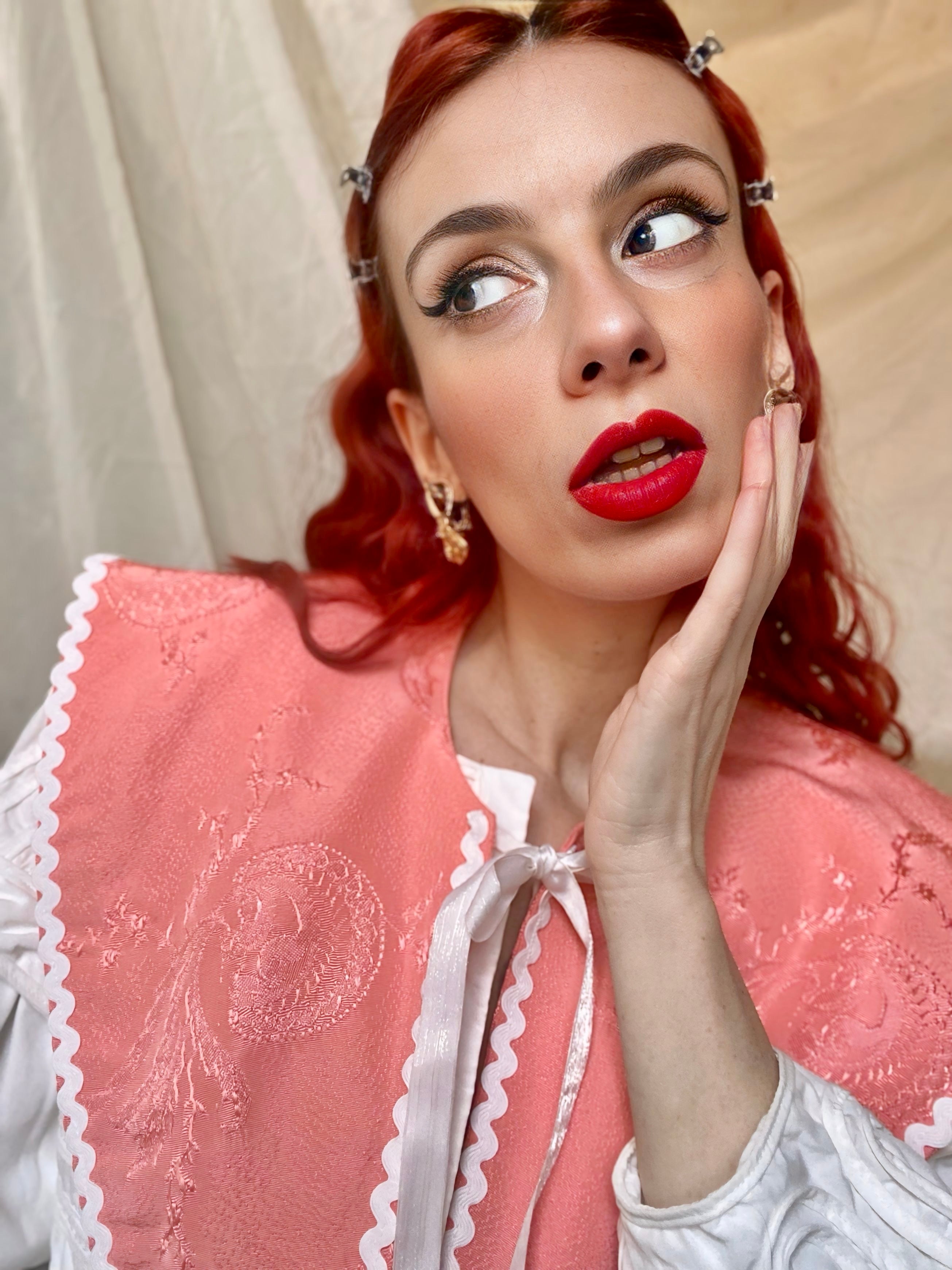 Maxi colletto salmone alla marinara a punta