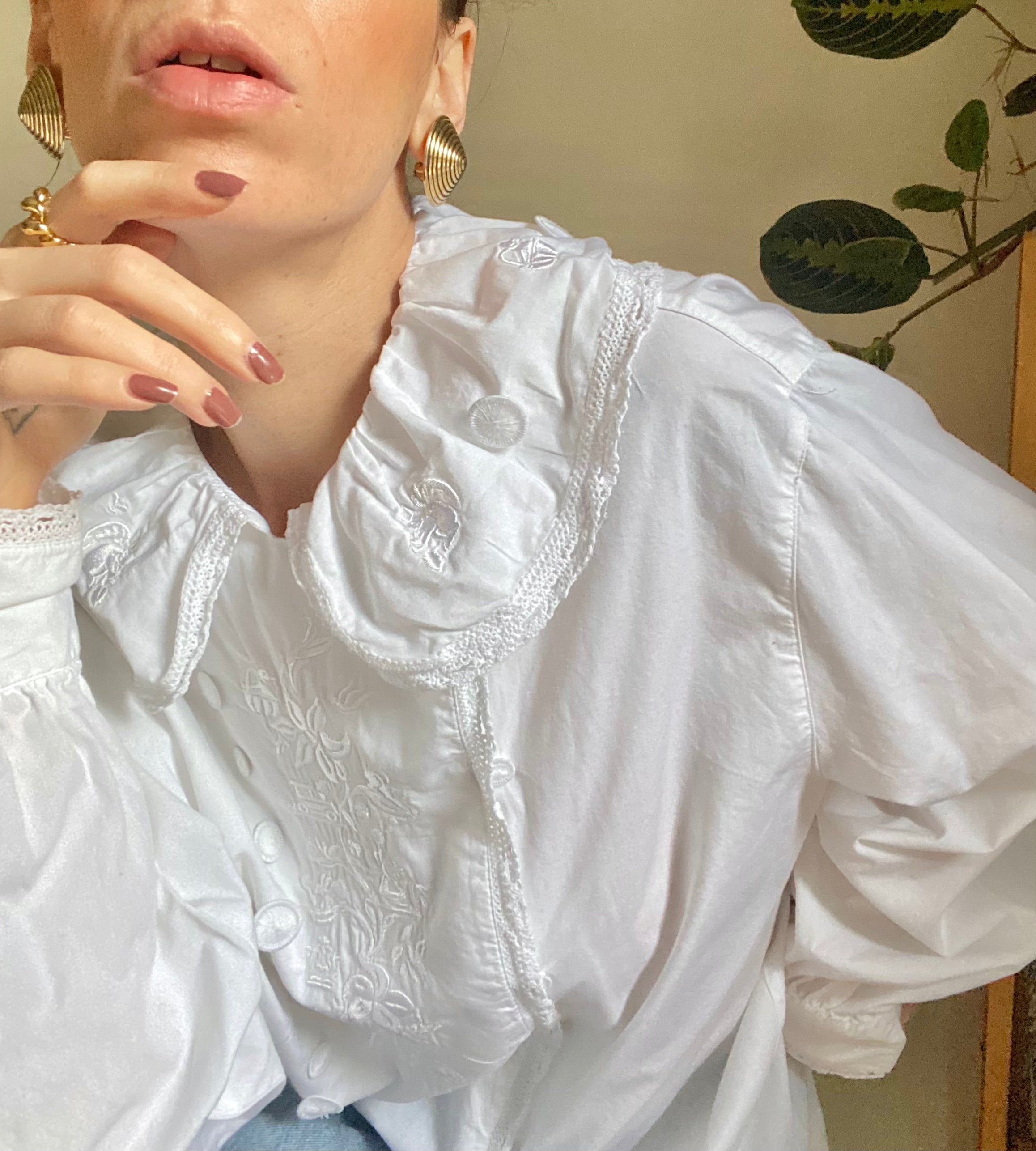 Camicia camice Pierrot in puro cotone