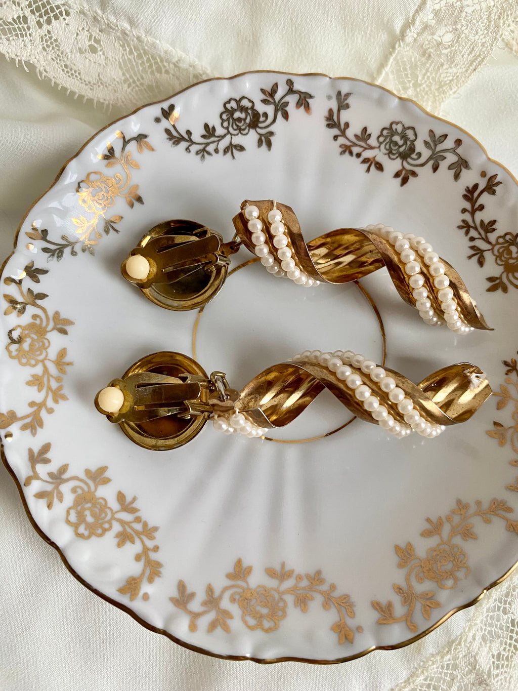 Boucles d'oreilles clips Onda