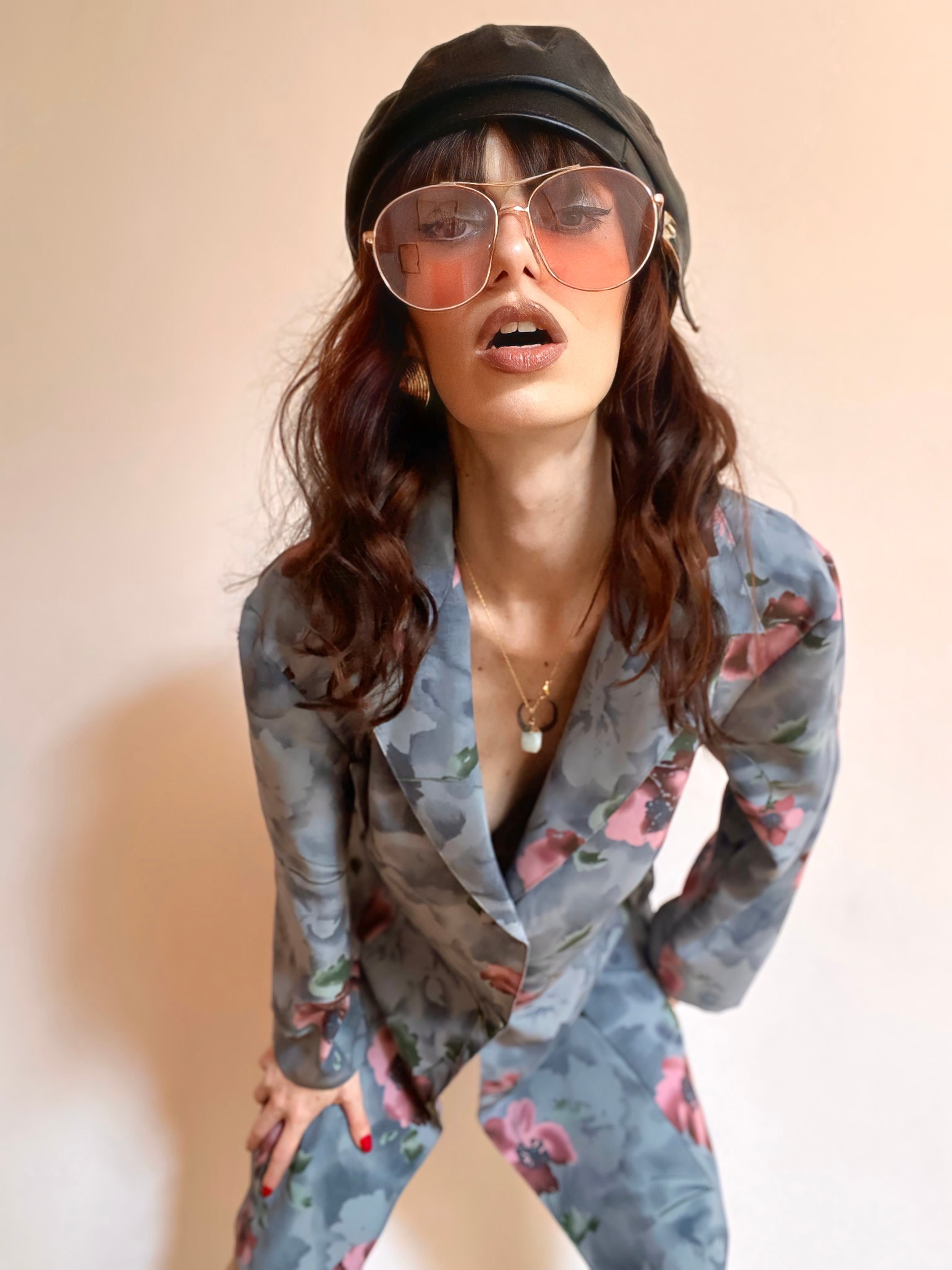 Blazer floreale leggero