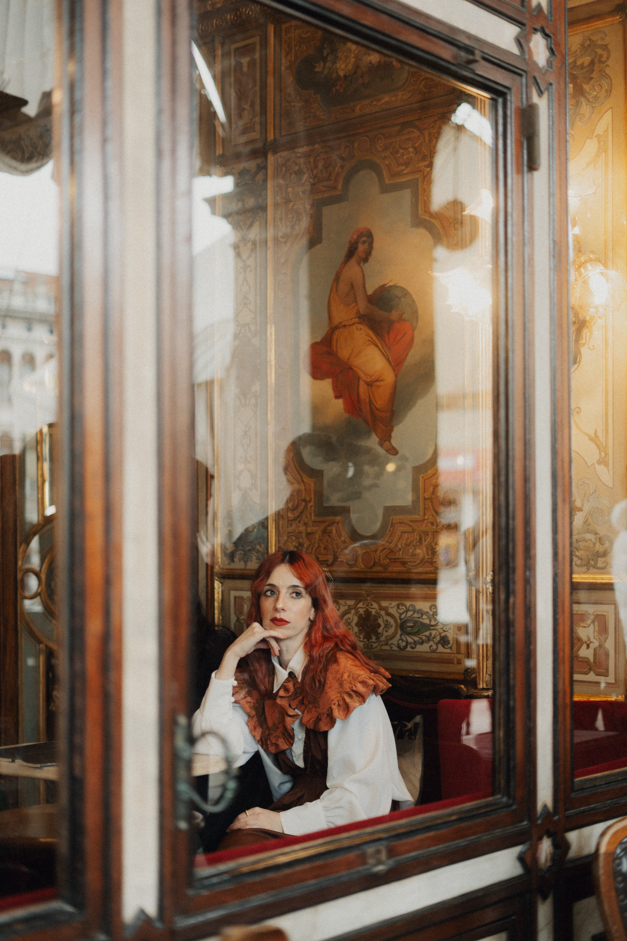 Maxi colletto Peter Pan con balze