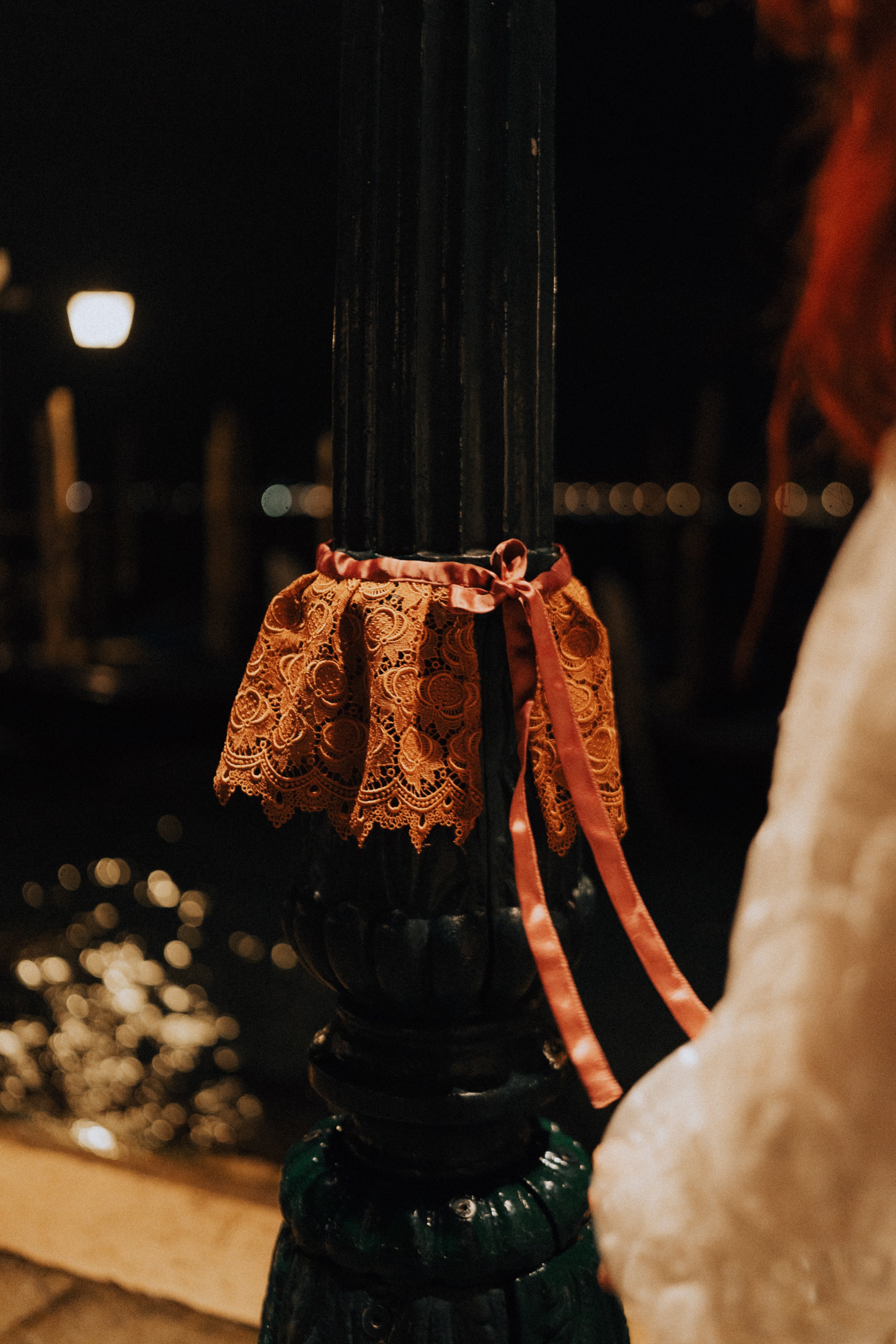 Colletto stile chiacchierino in pizzo antico veneziano