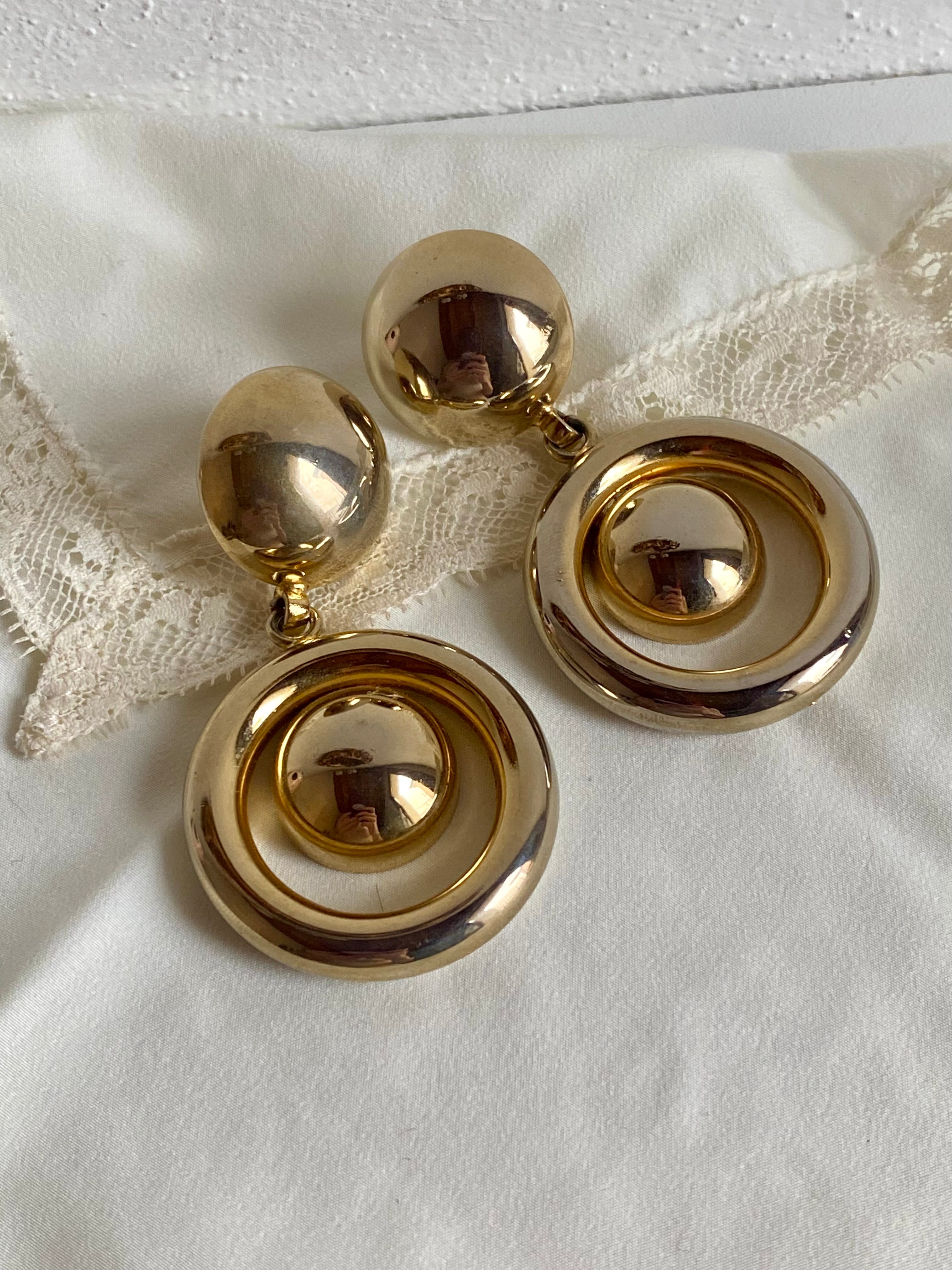 Orecchini rotondi maxi