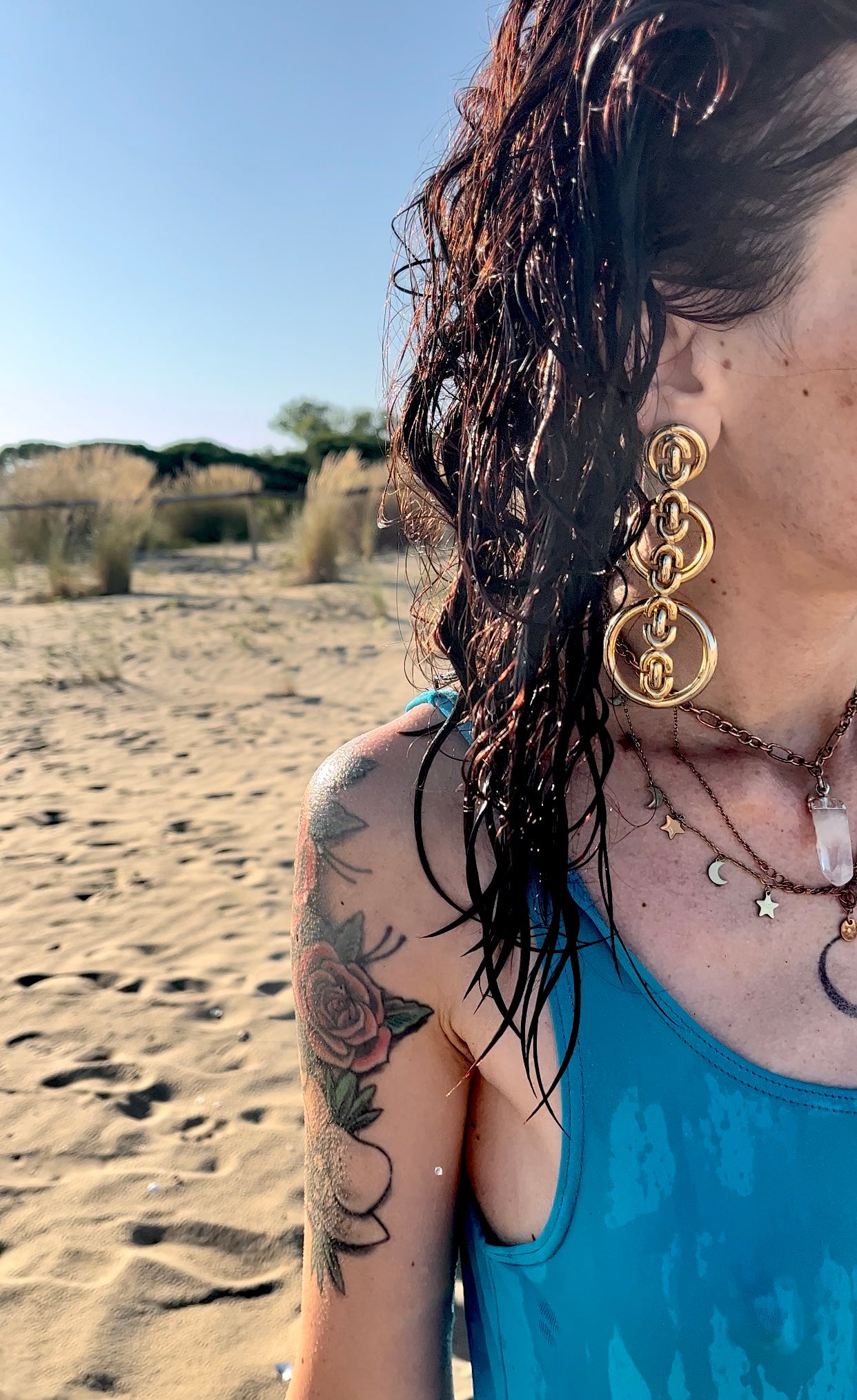 Boucles d'oreilles pendantes