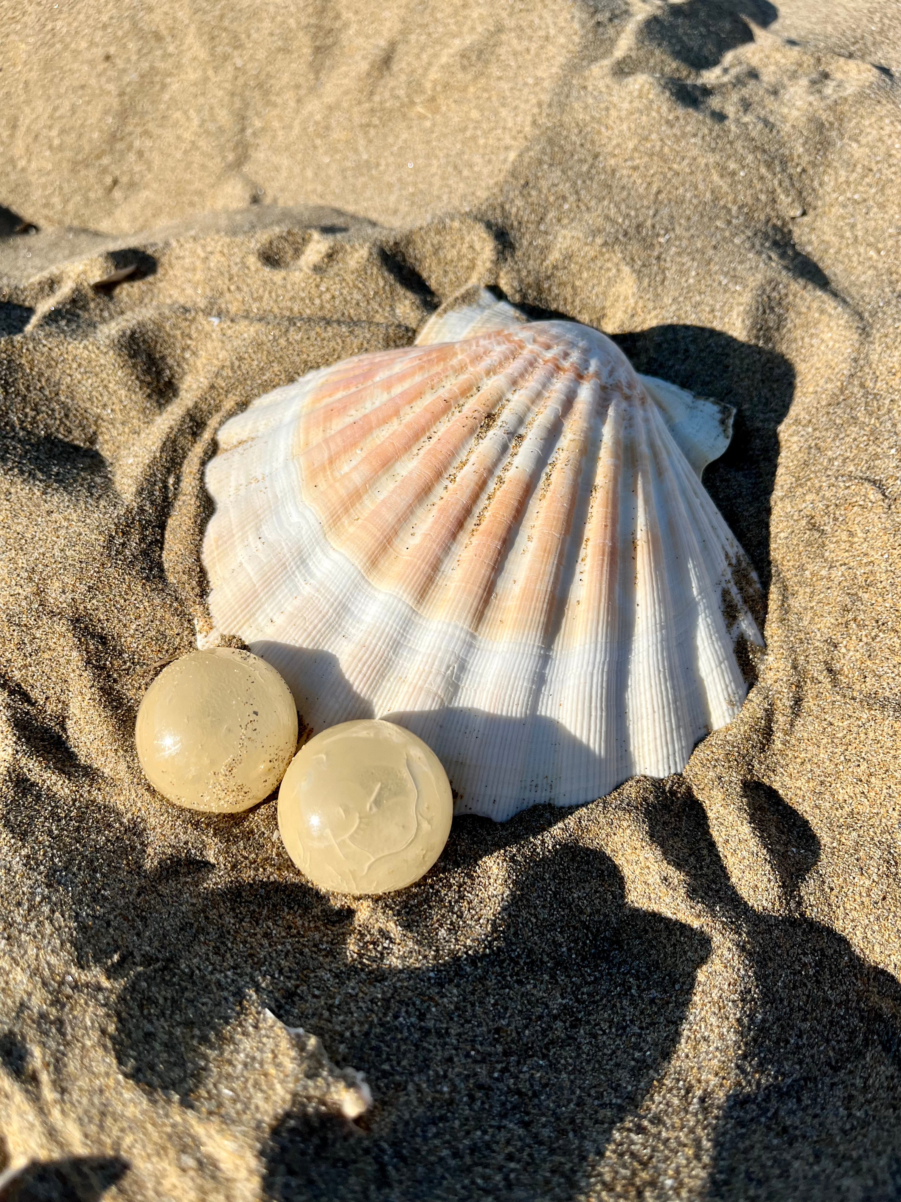 Boucles d'oreilles boutons perles