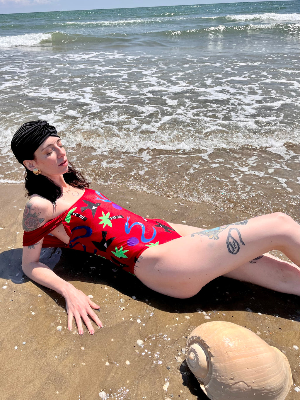 Maillot de bain une pièce texturé à bretelles
