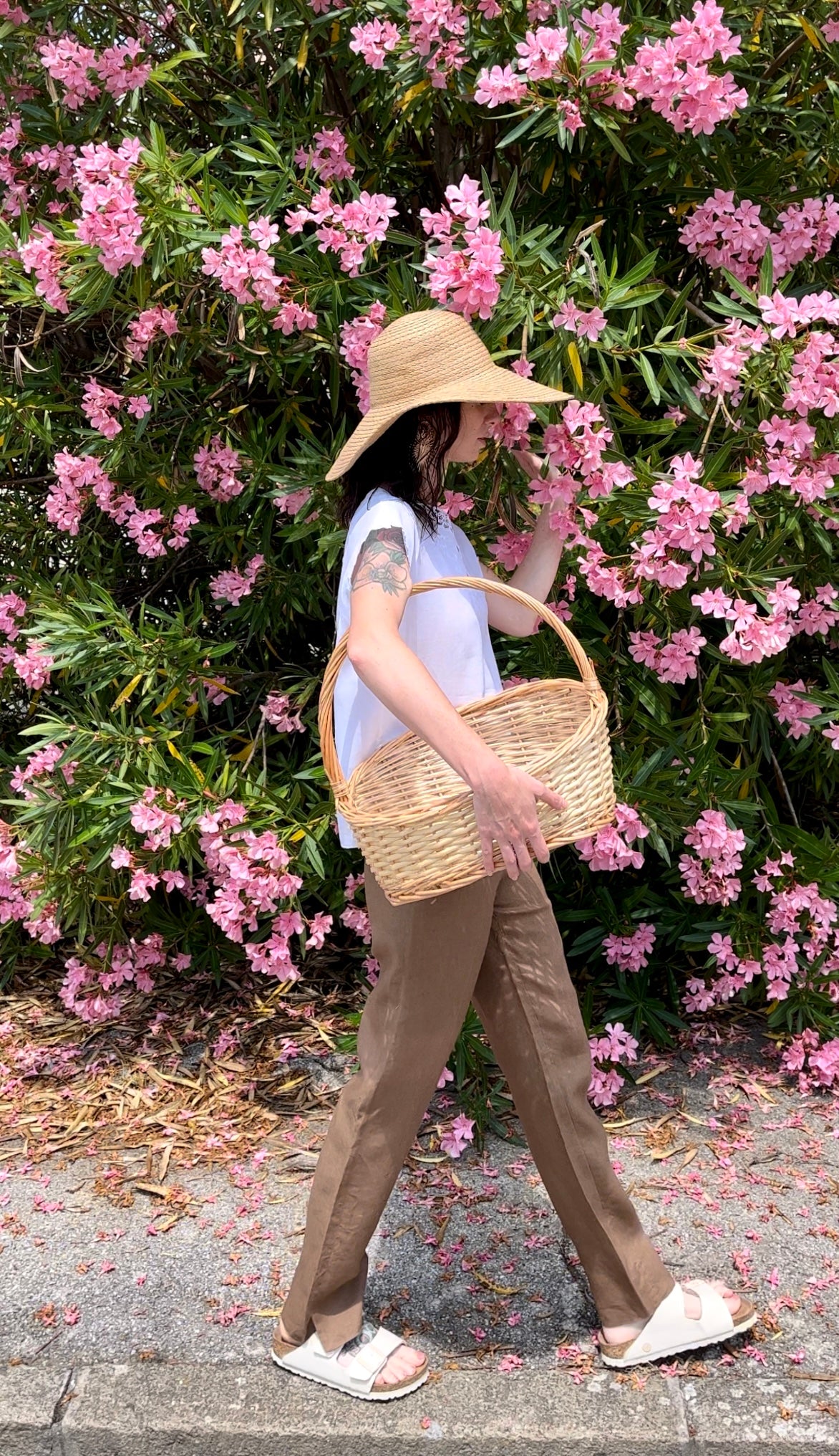 Terra pantaloni in lino