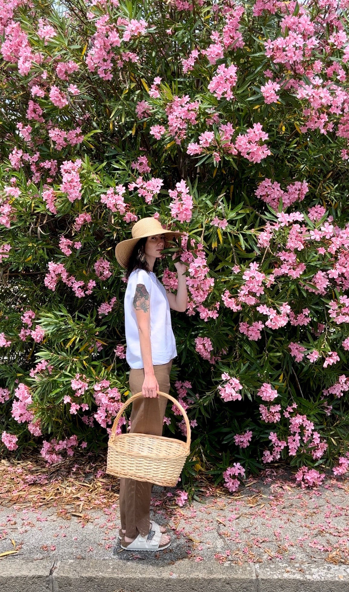 Terra pantaloni in lino