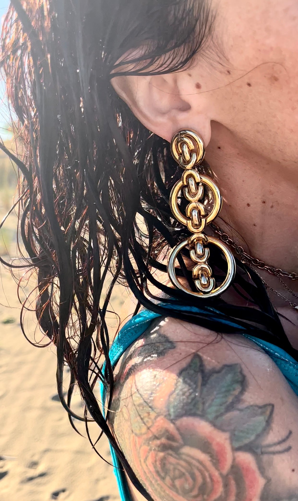 Boucles d'oreilles pendantes