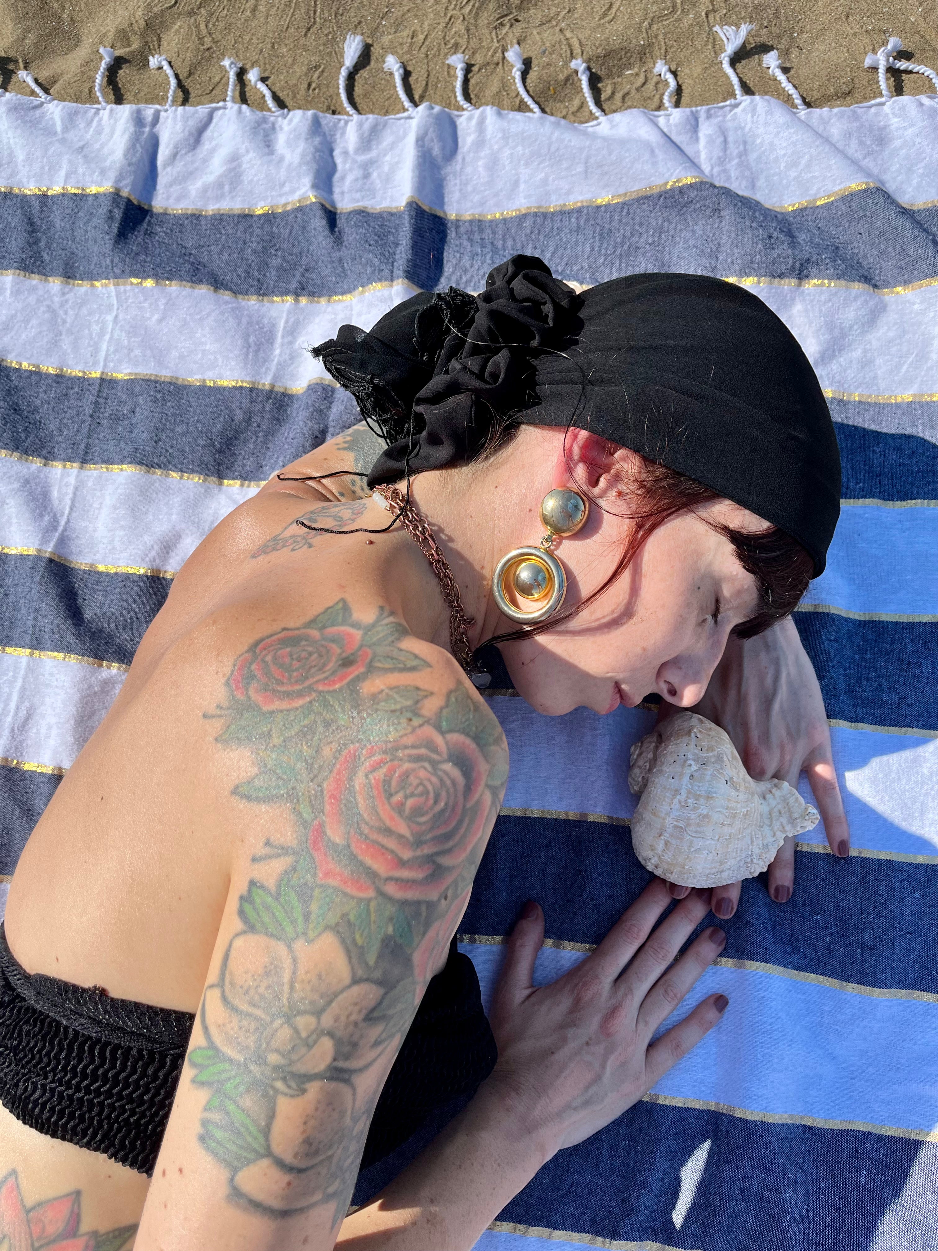 Orecchini rotondi maxi