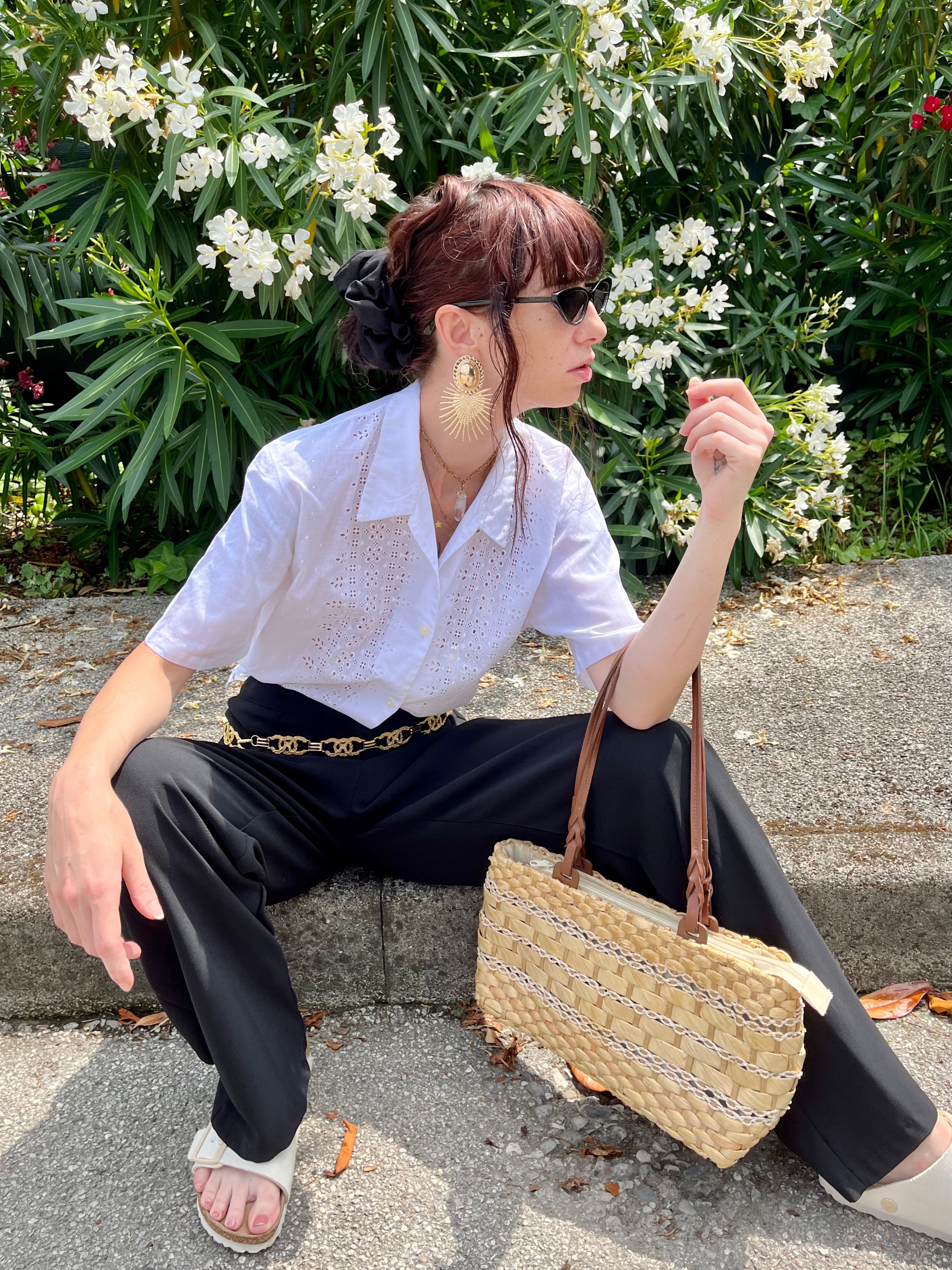 Chemise en pure dentelle de San Gallo