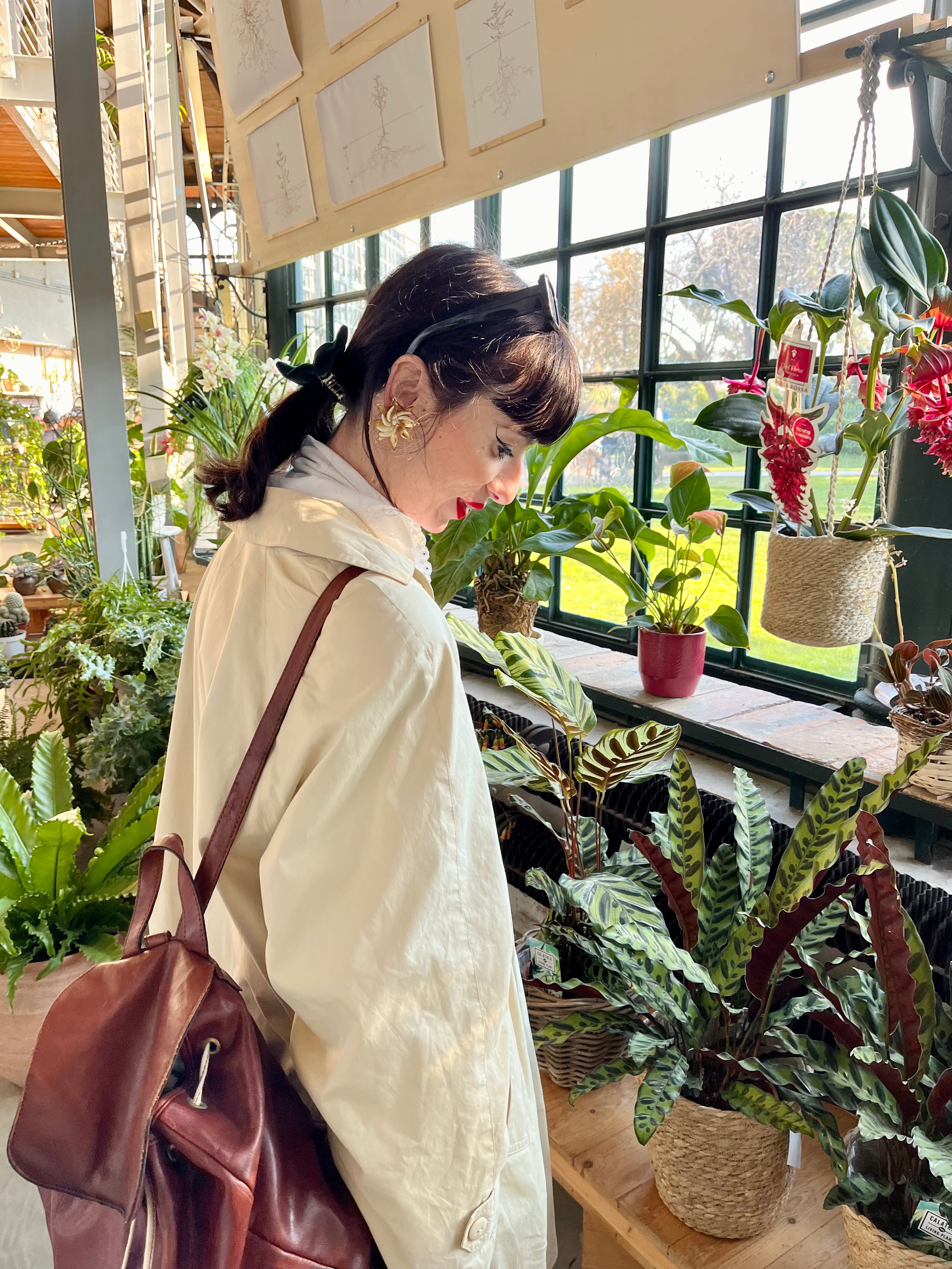 Bertol’s trench crema monopetto