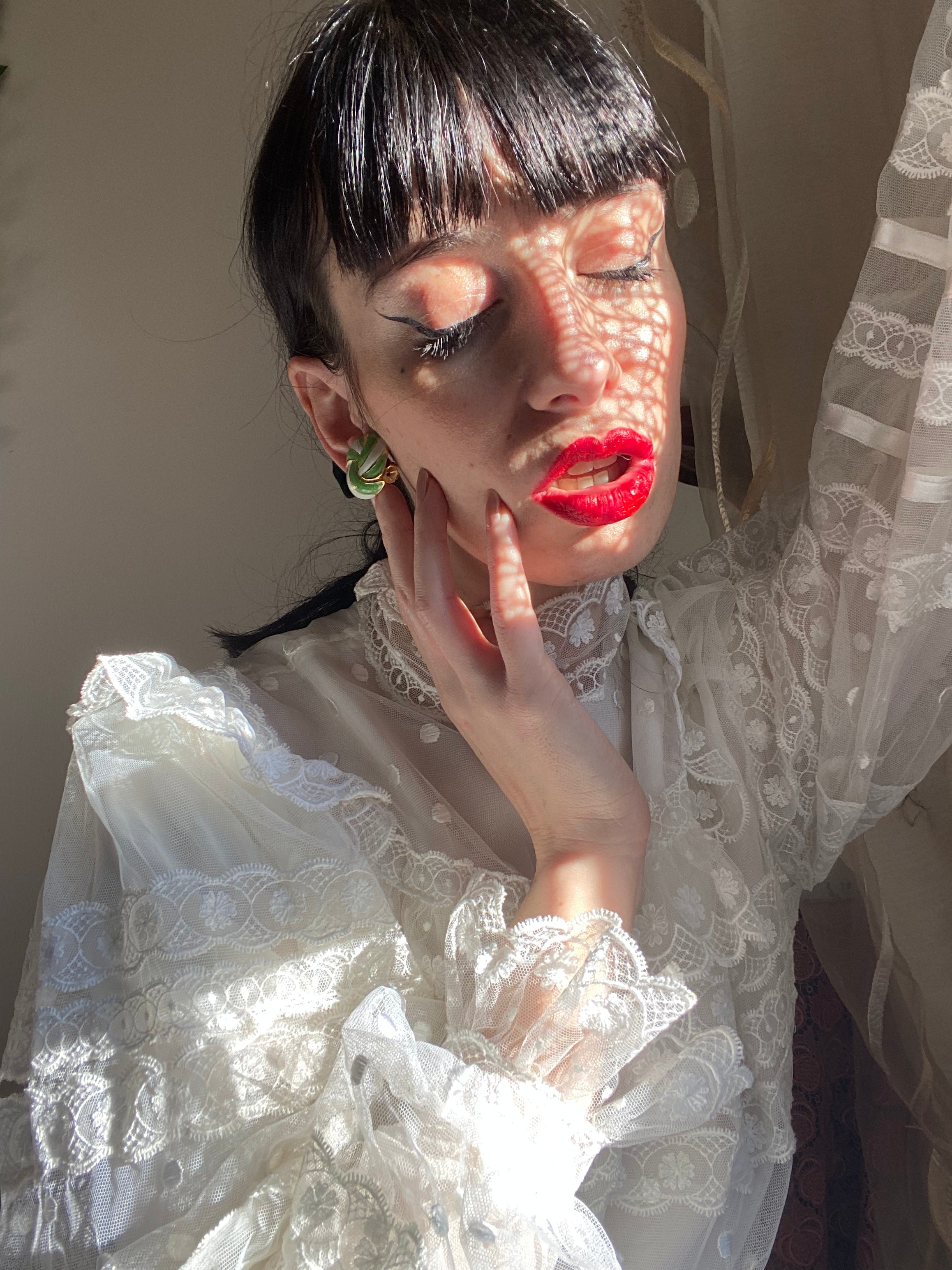 Orecchini anni ‘60 bombati