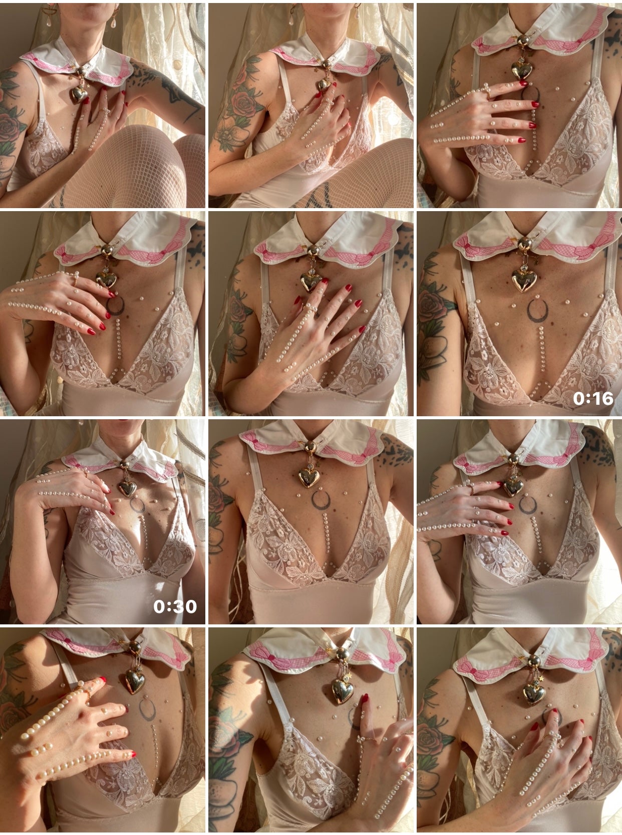 Colletto Peter Pan monta e smonta in cotone