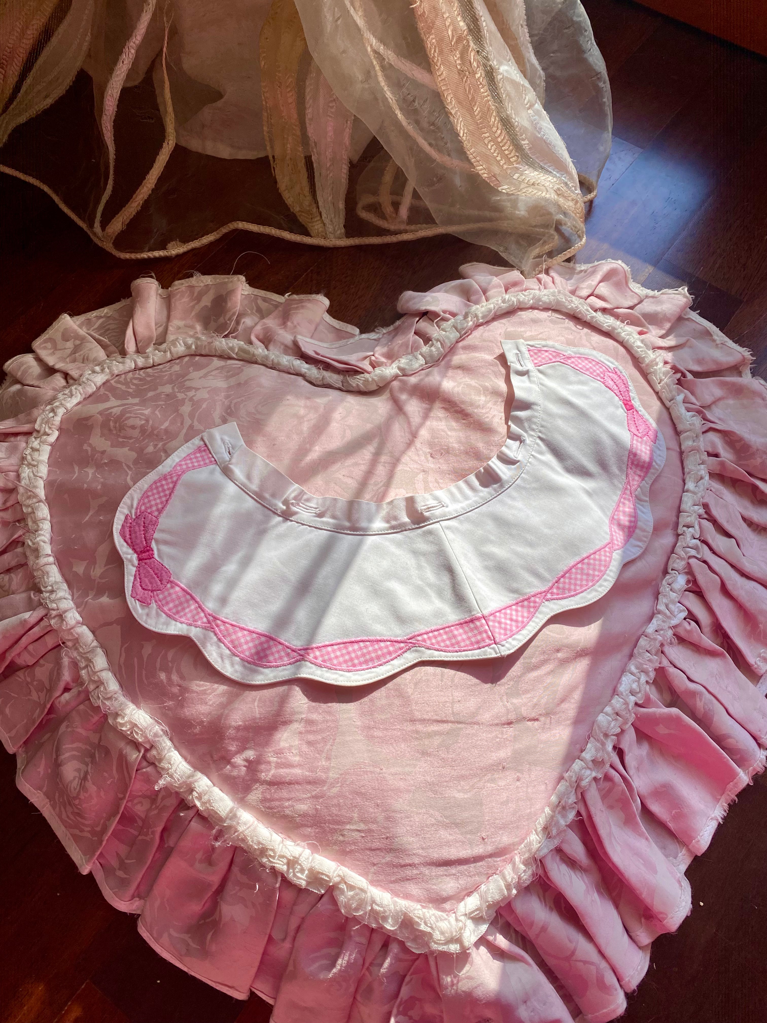 Colletto Peter Pan monta e smonta in cotone