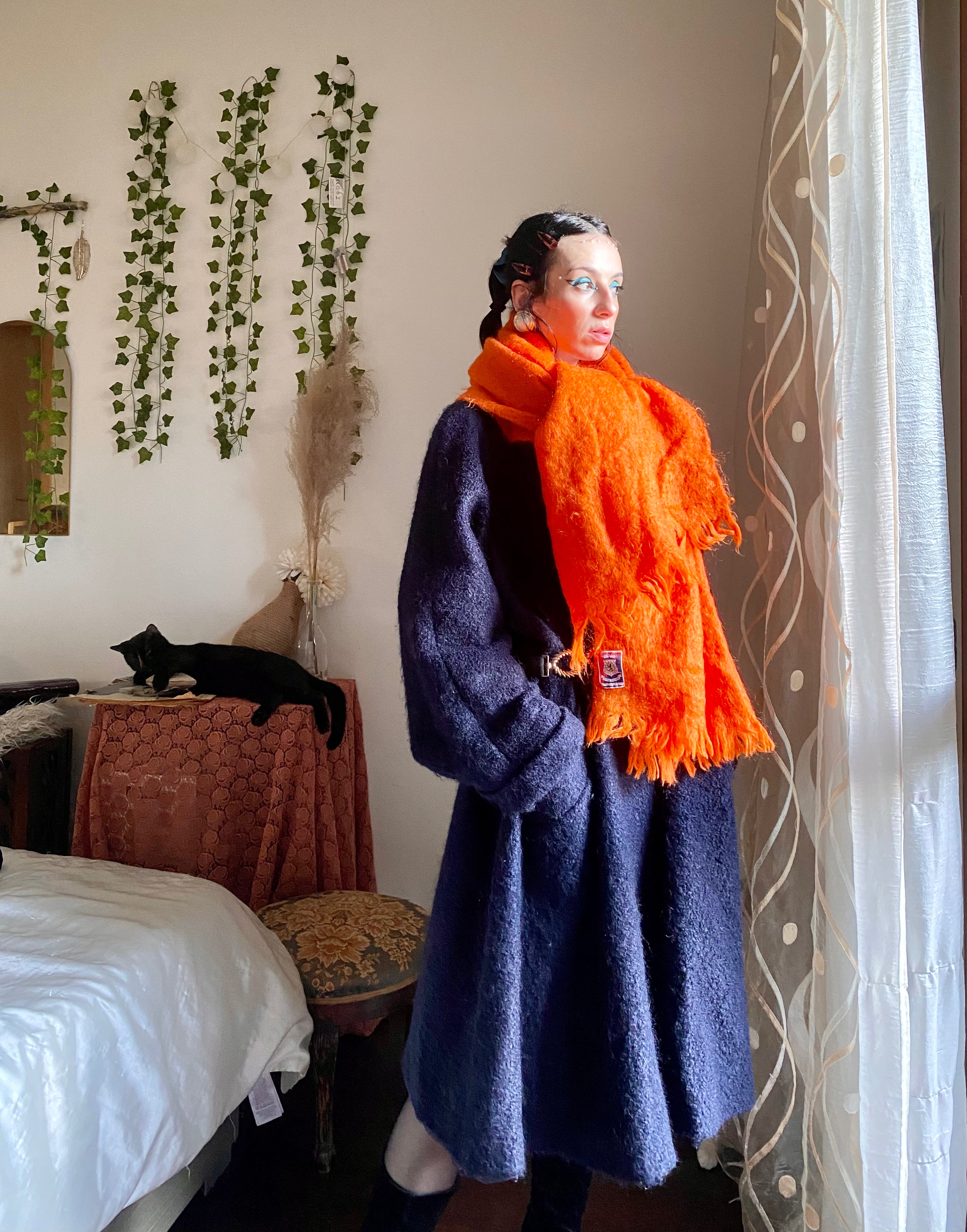 Sciarpa in Mohair oversize