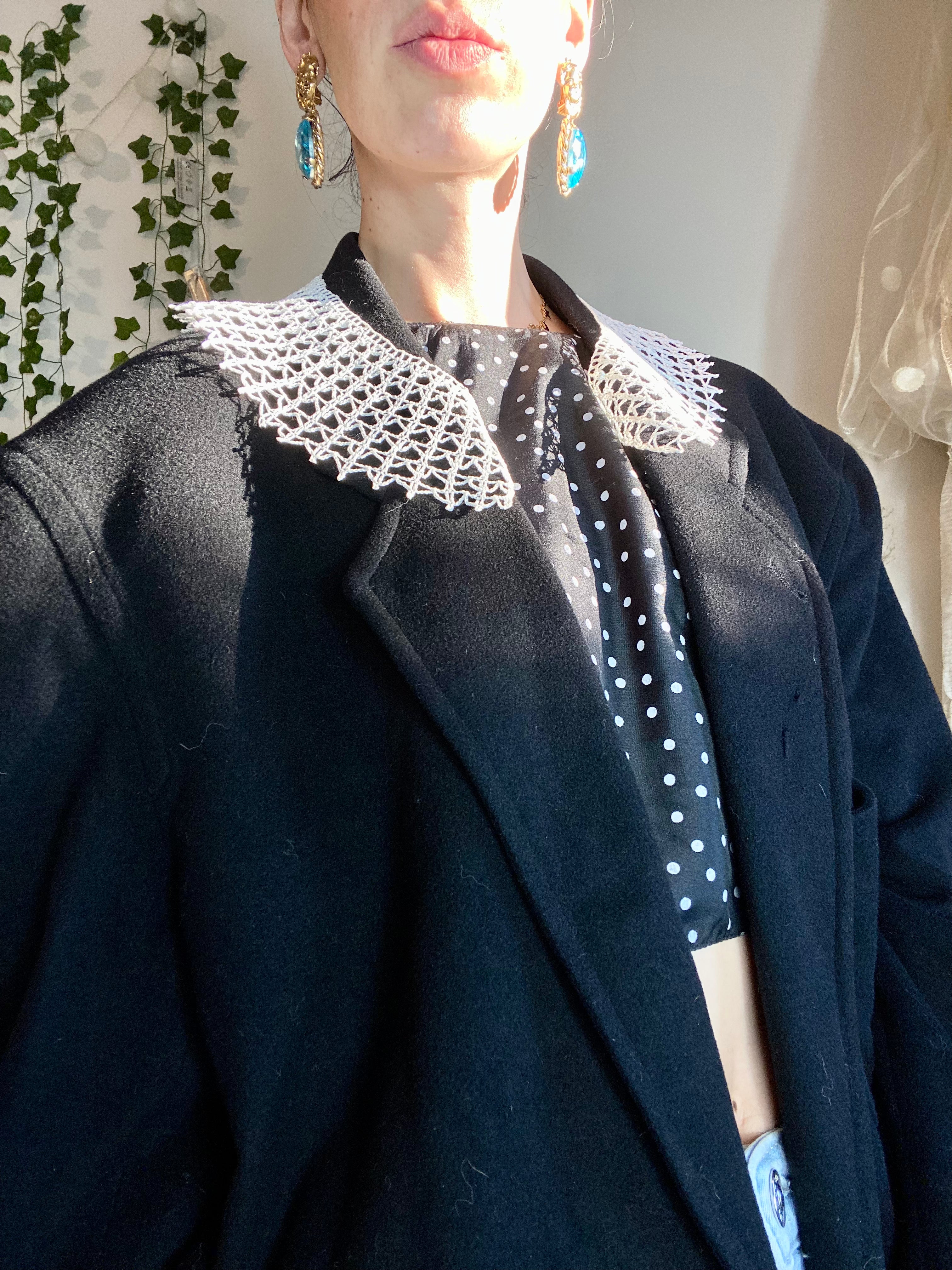 Colletto Chiacchierino in pizzo Macramè