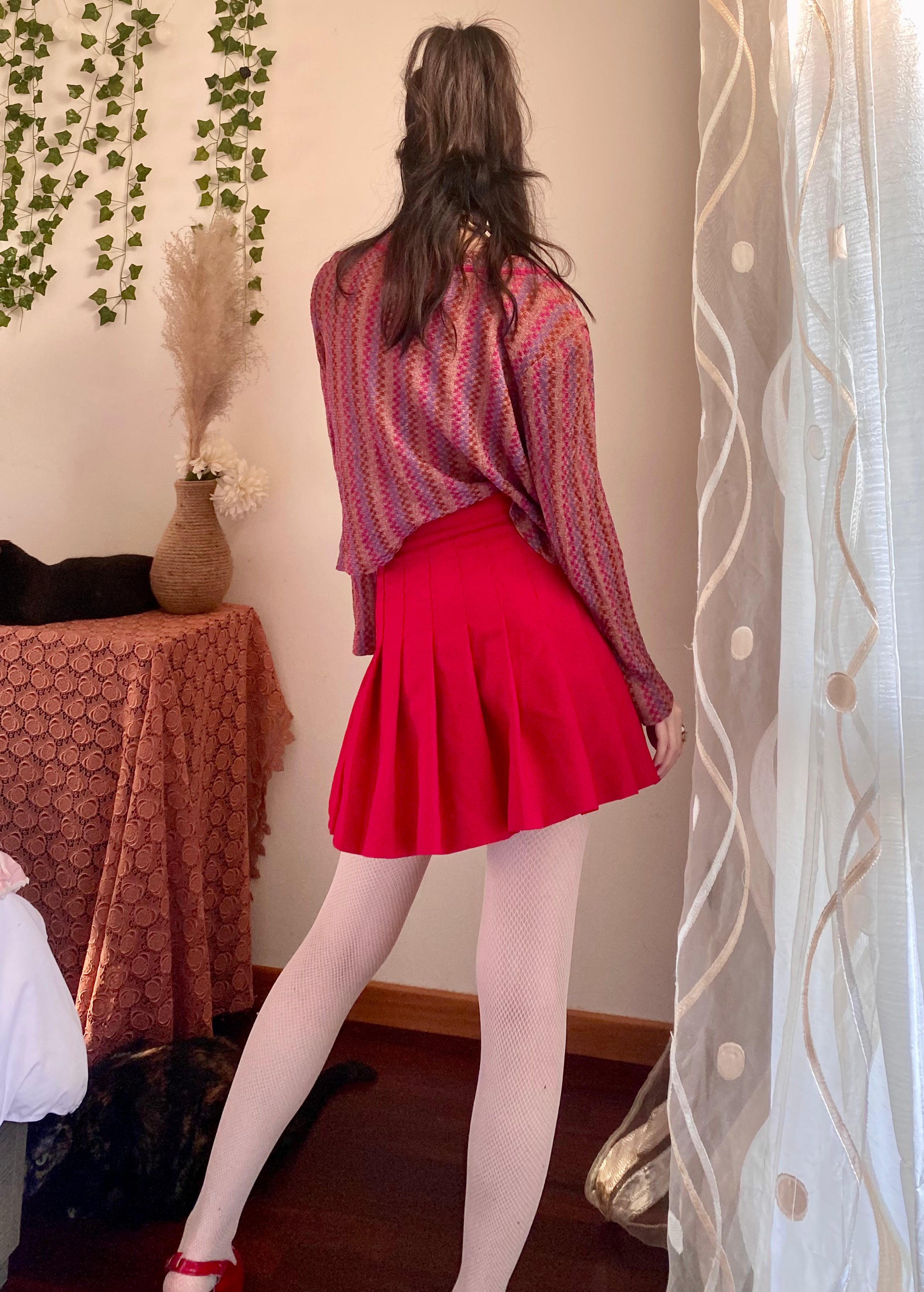 Cardigan a quadretti pastello Gianni Baldini