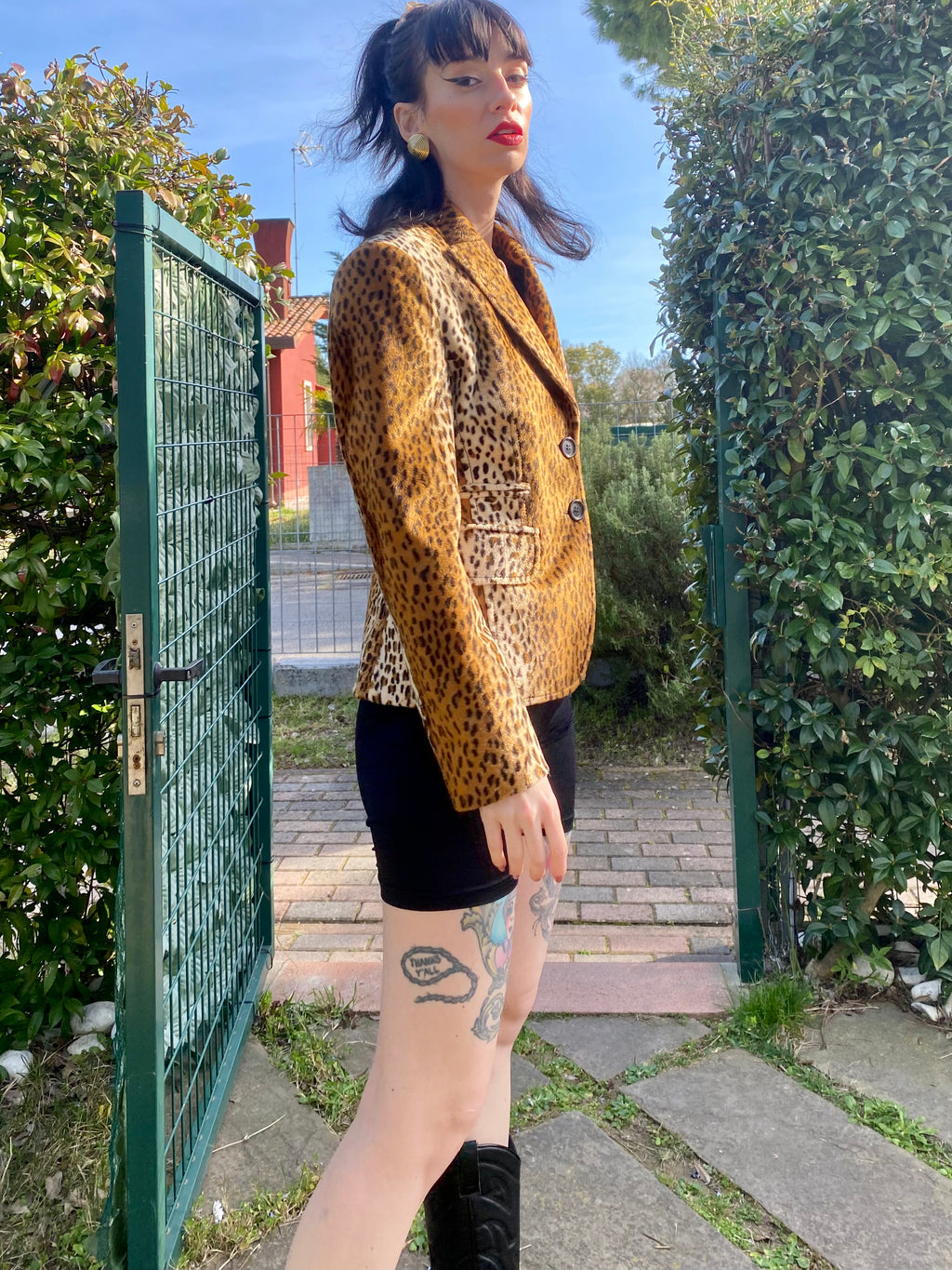 Le blazer animalier style Nanny