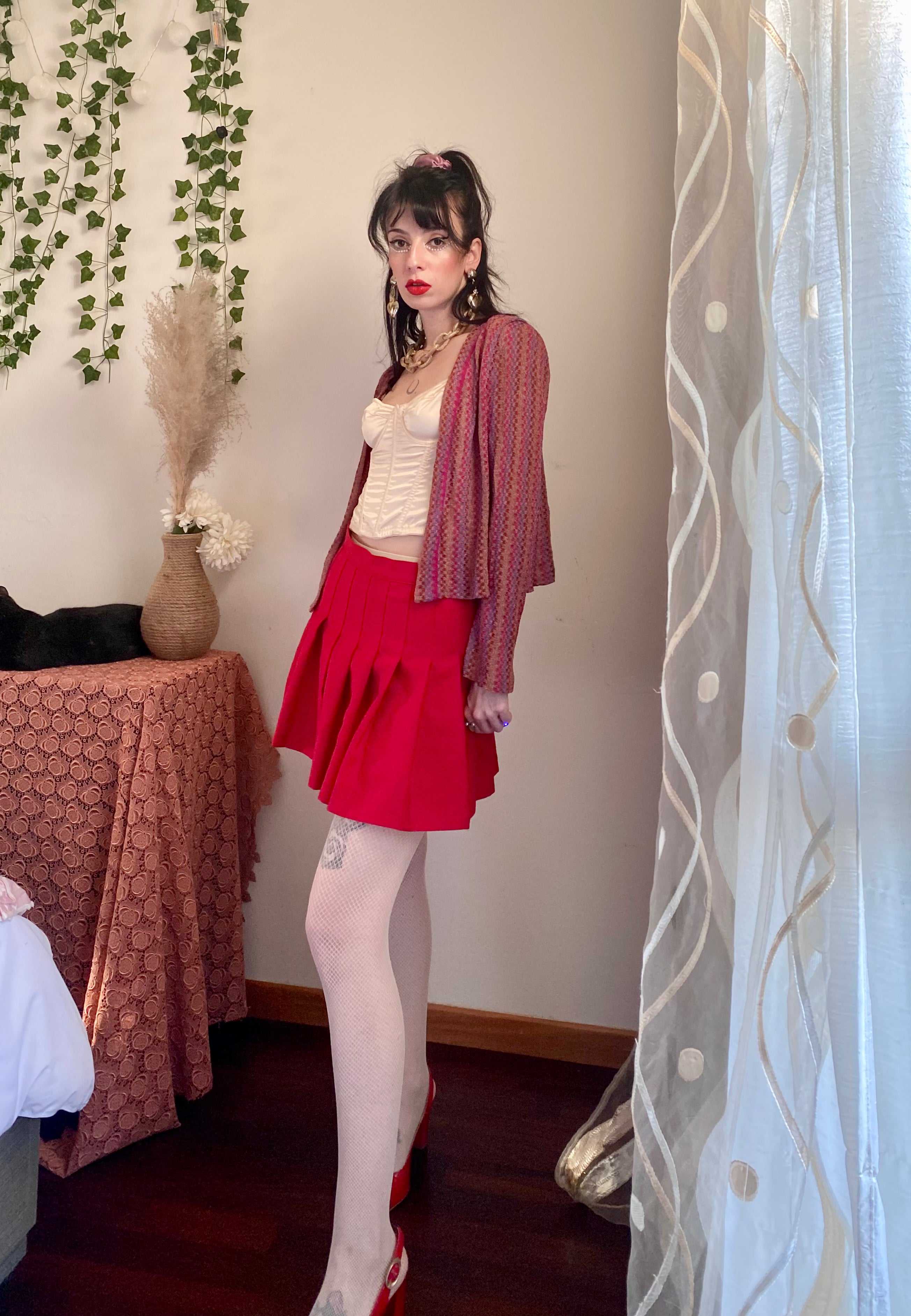 Gianni Baldini Pastel Check Cardigan