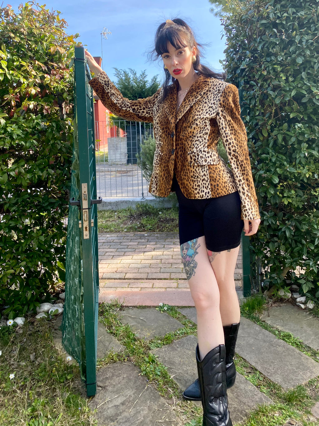 Le blazer animalier style Nanny
