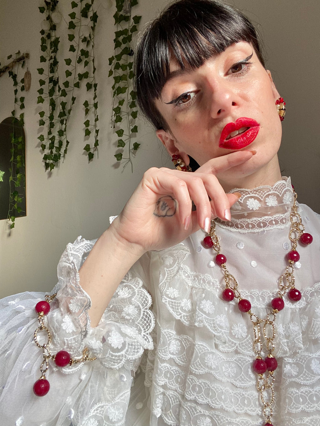 Parure collana e bracciale