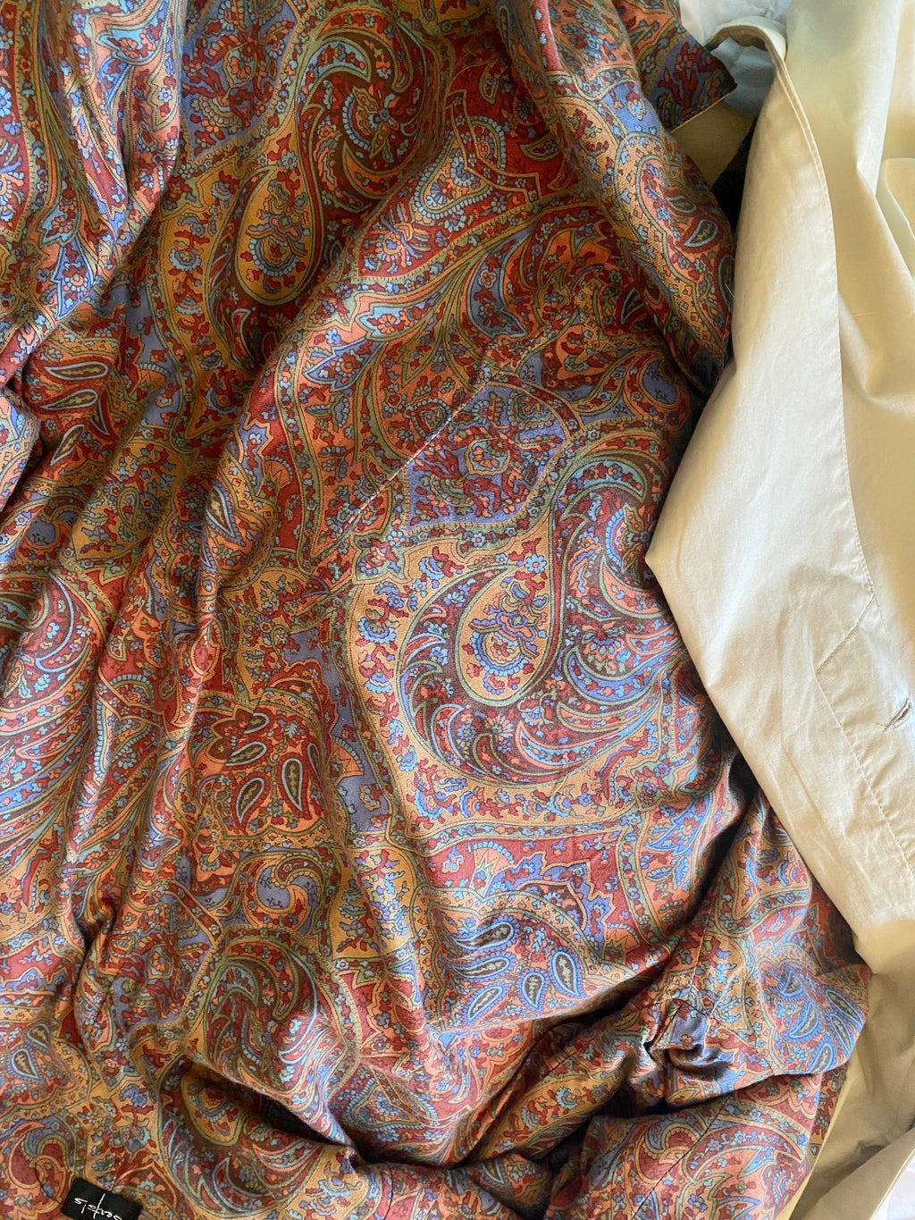 Bertol’s trench crema monopetto