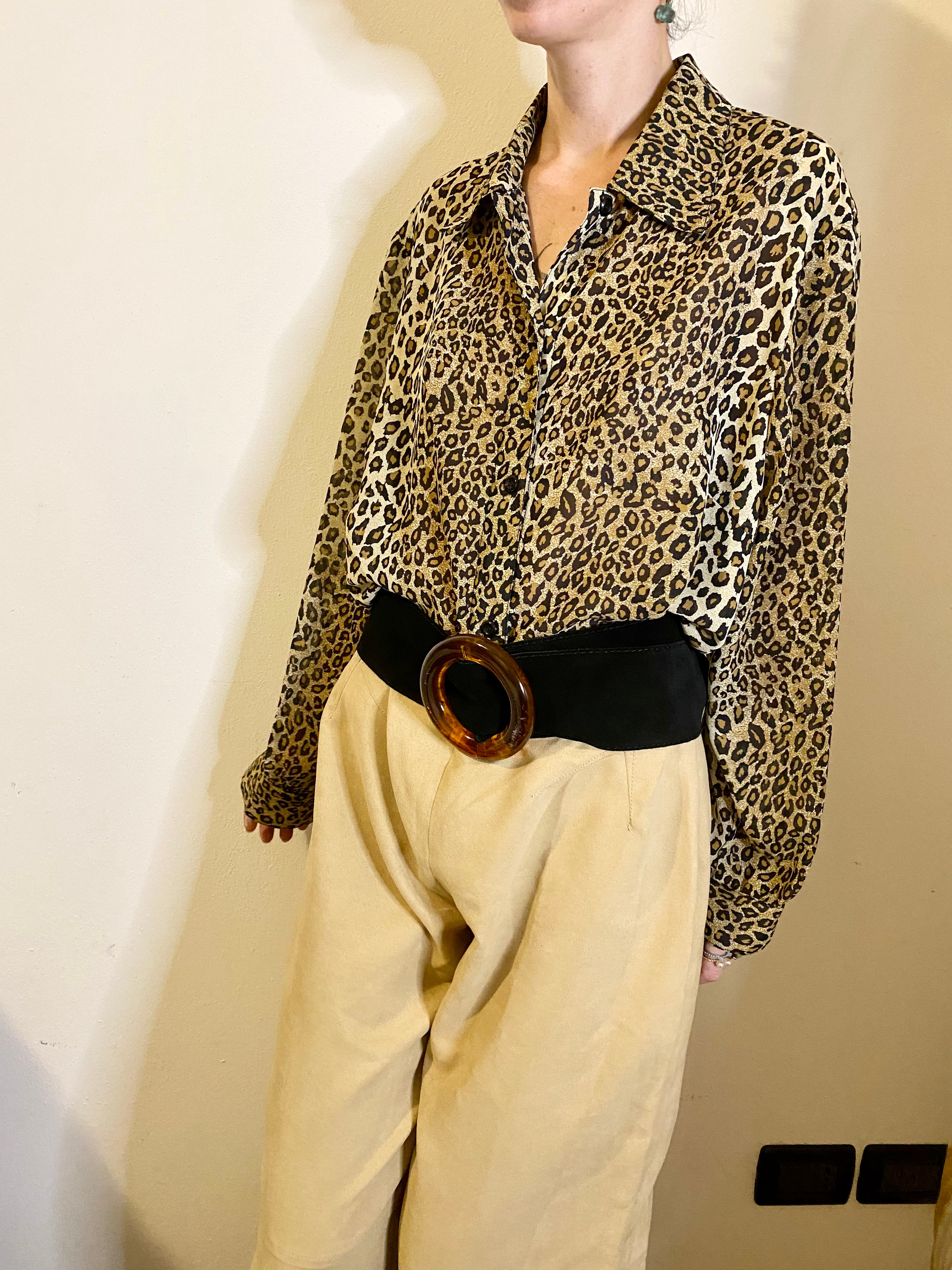 Camicia leopardata