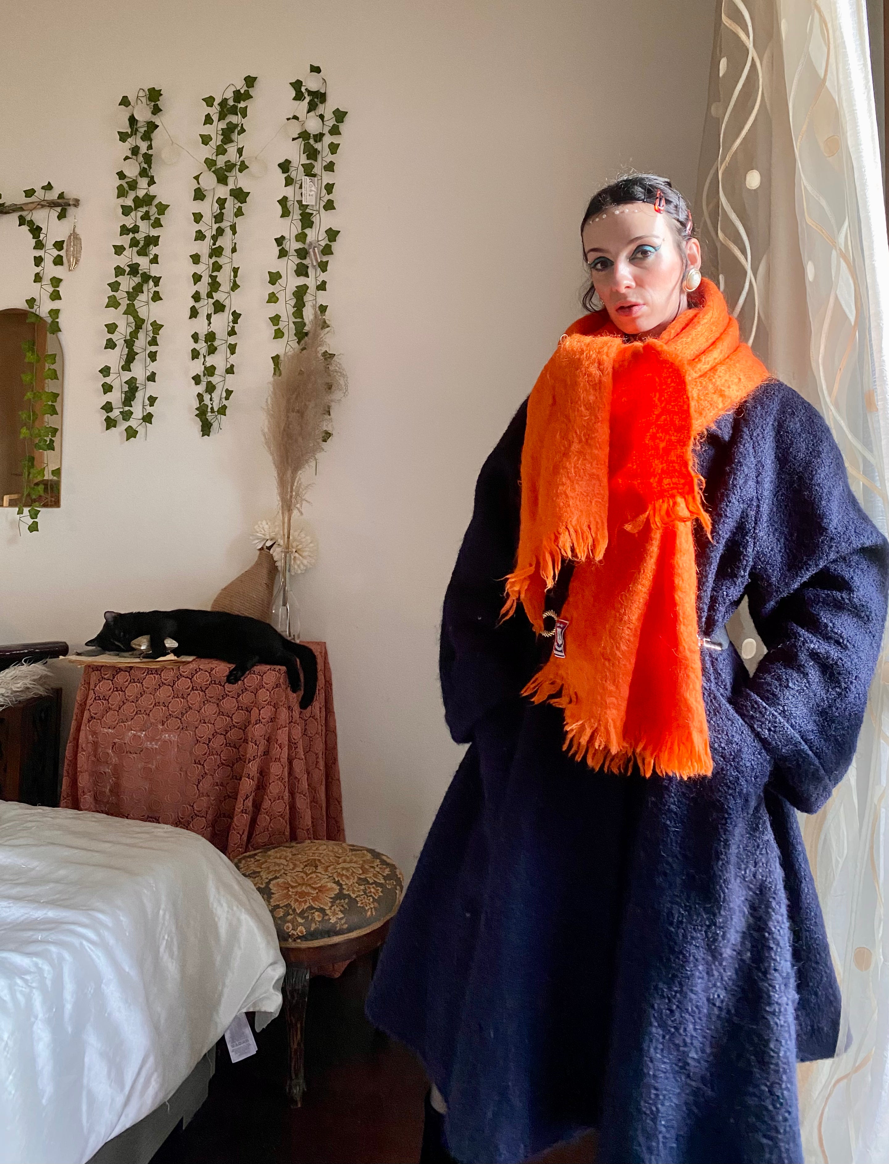 Sciarpa in Mohair oversize