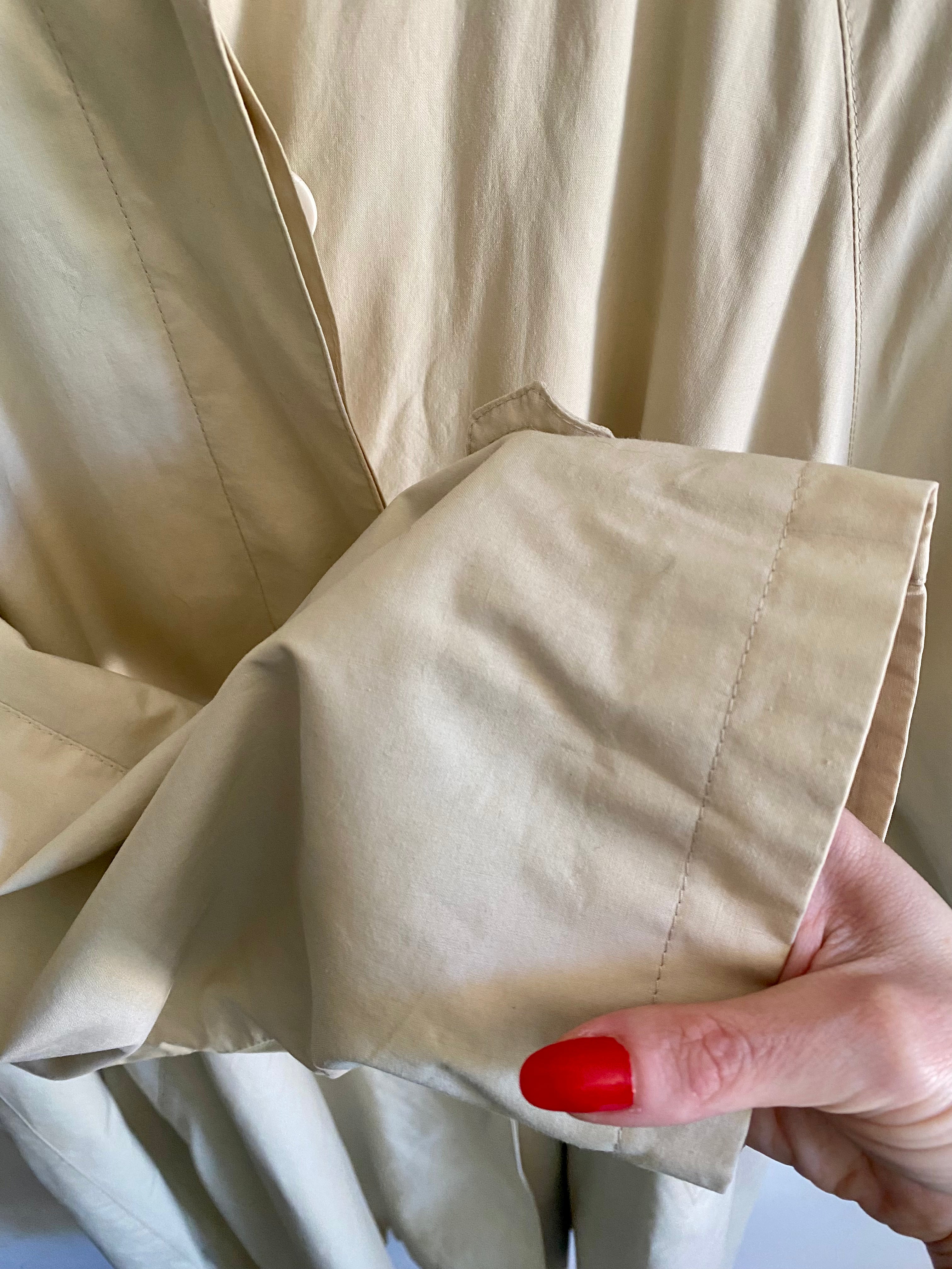 Bertol’s trench crema monopetto