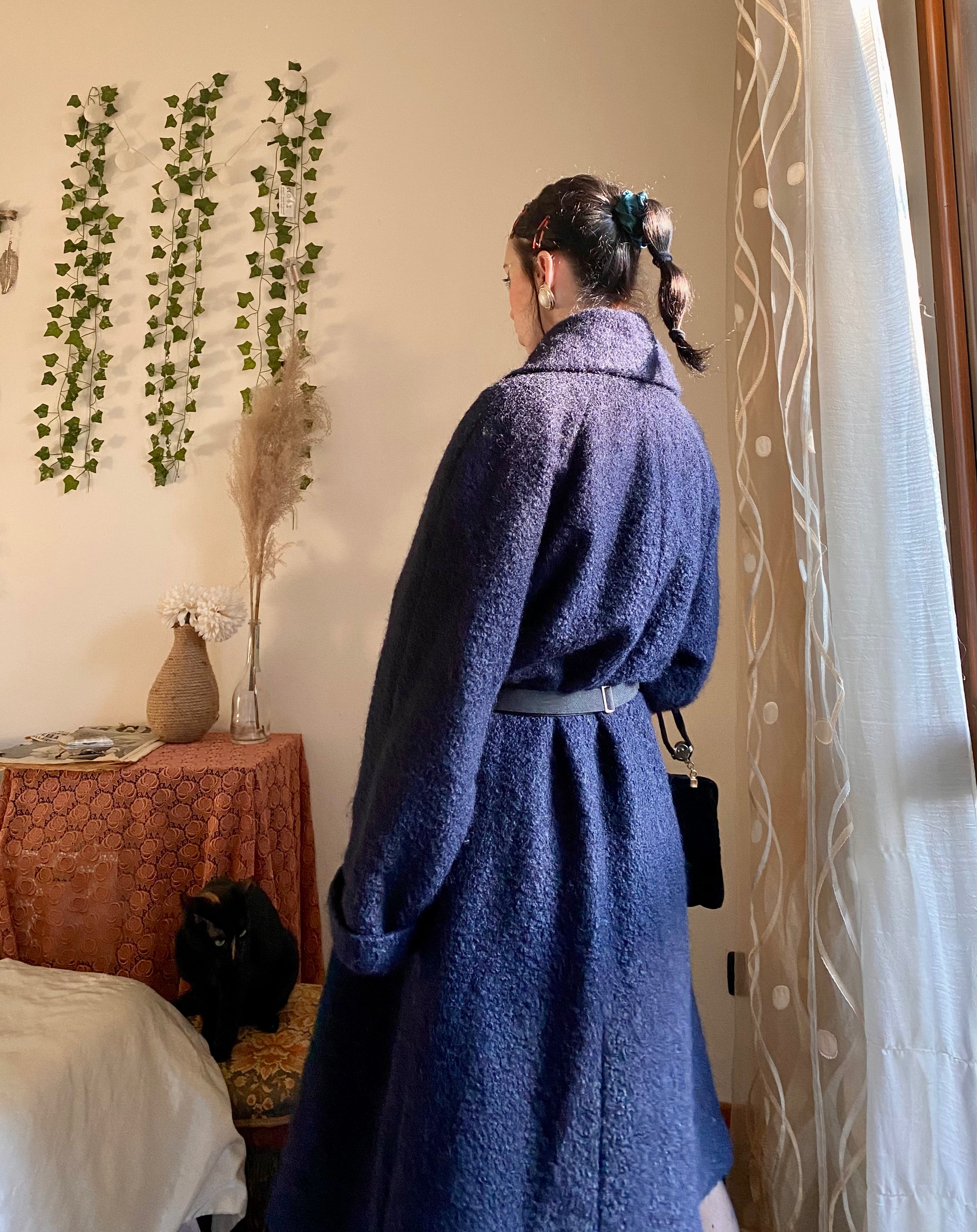 Midnight blue Missoni coat