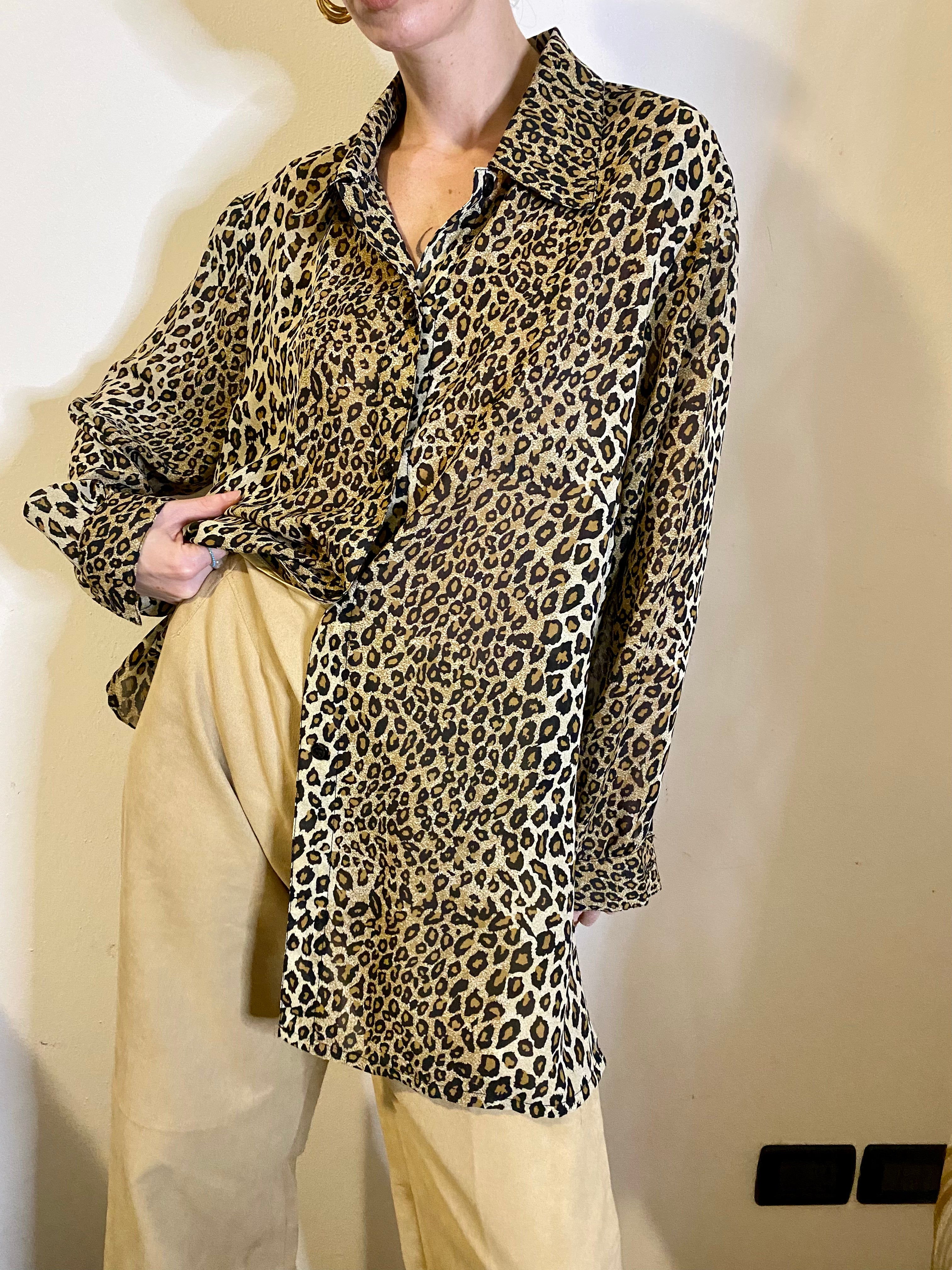 Camicia leopardata