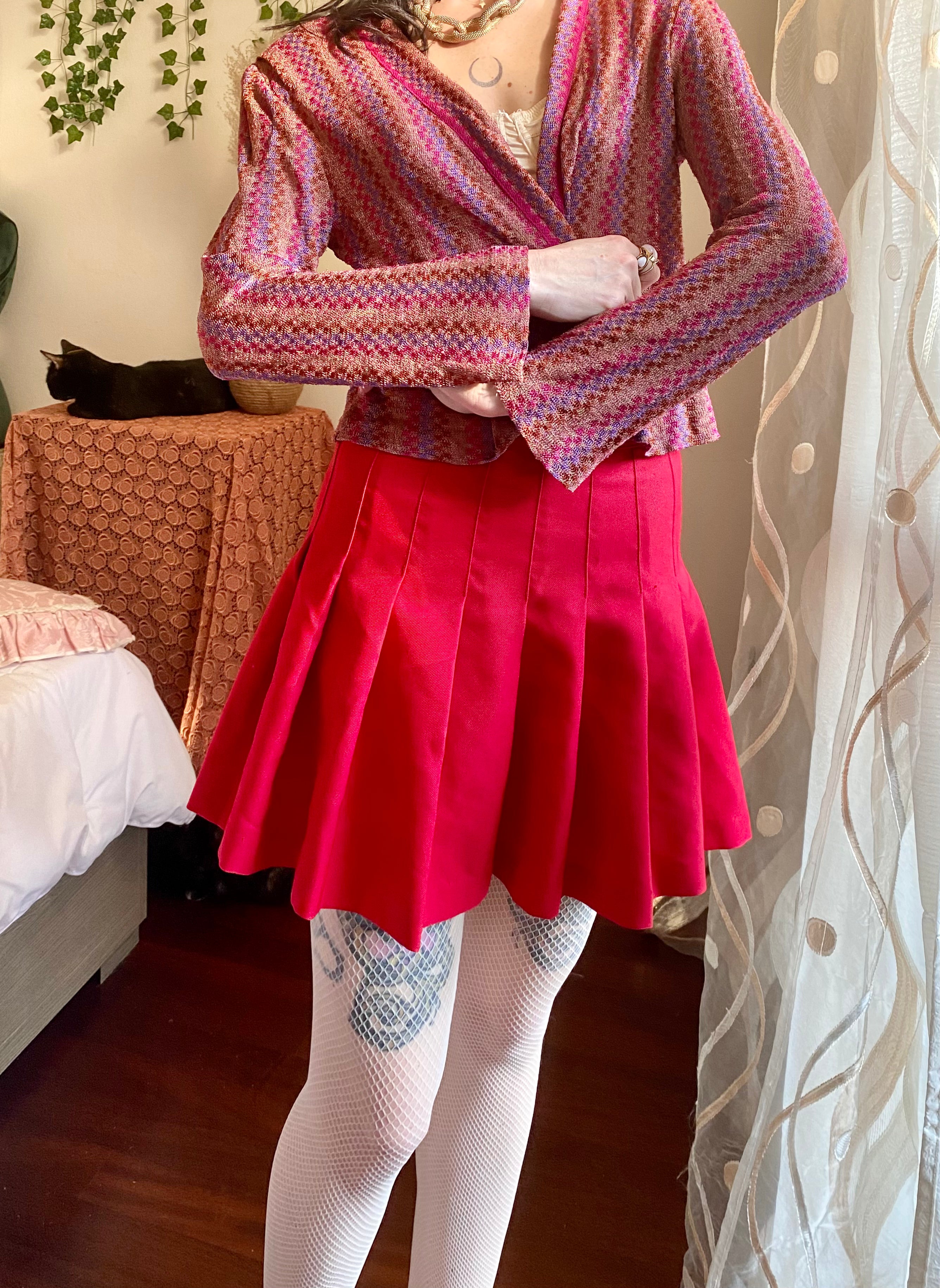 Cardigan a quadretti pastello Gianni Baldini