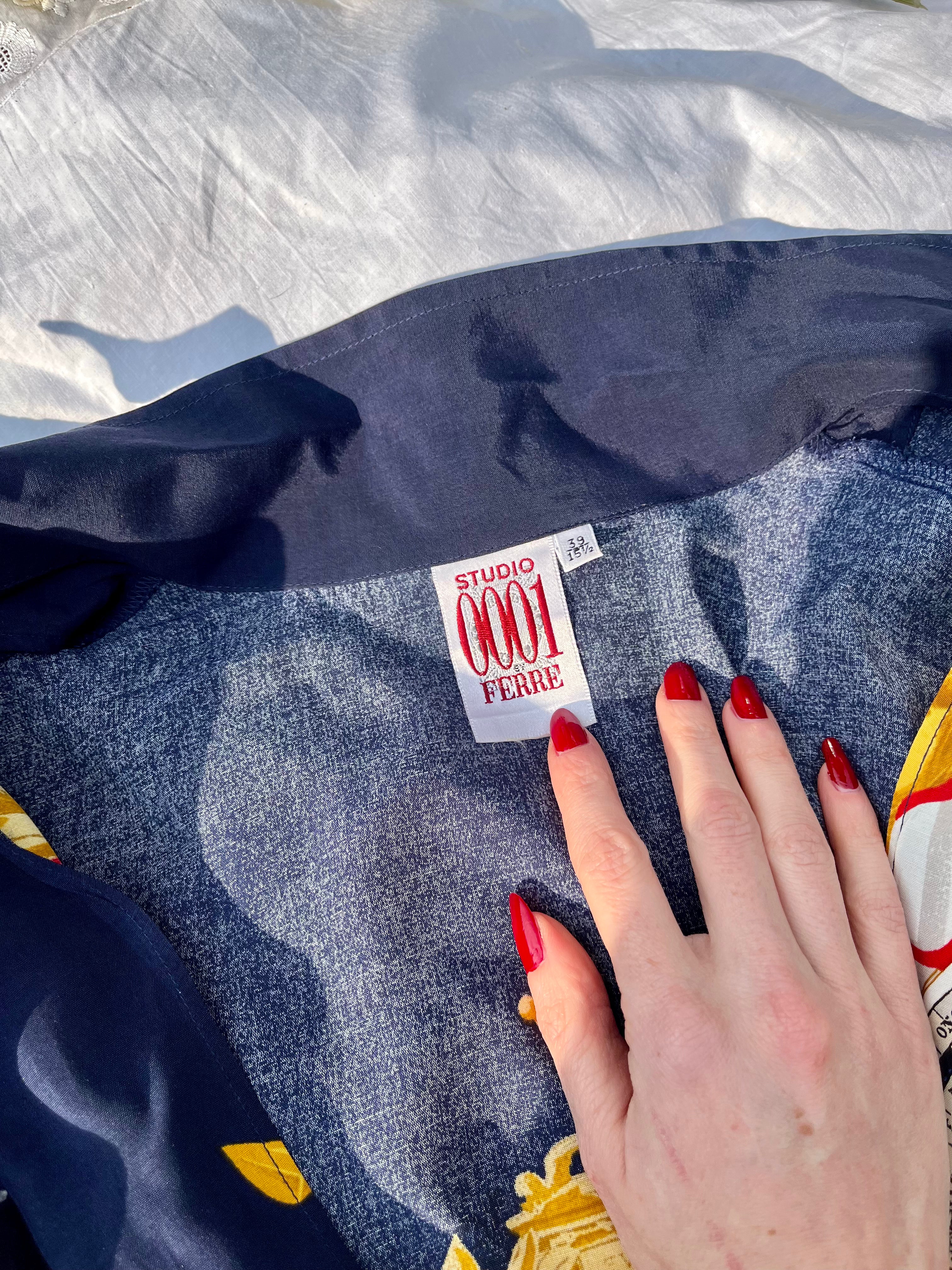 Camicia Gianfranco Ferrè barocca